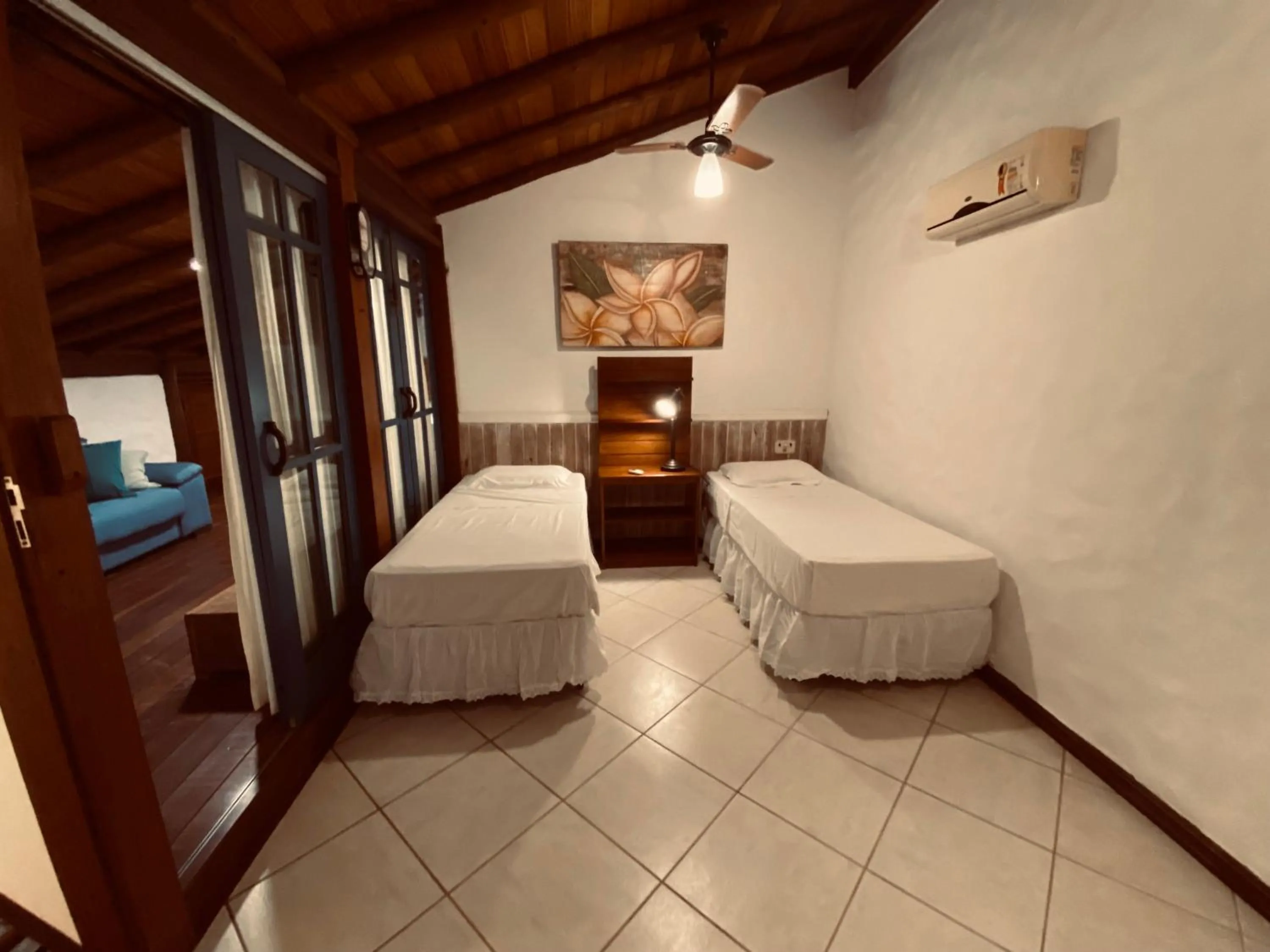 Bed in Pousada Burundanga