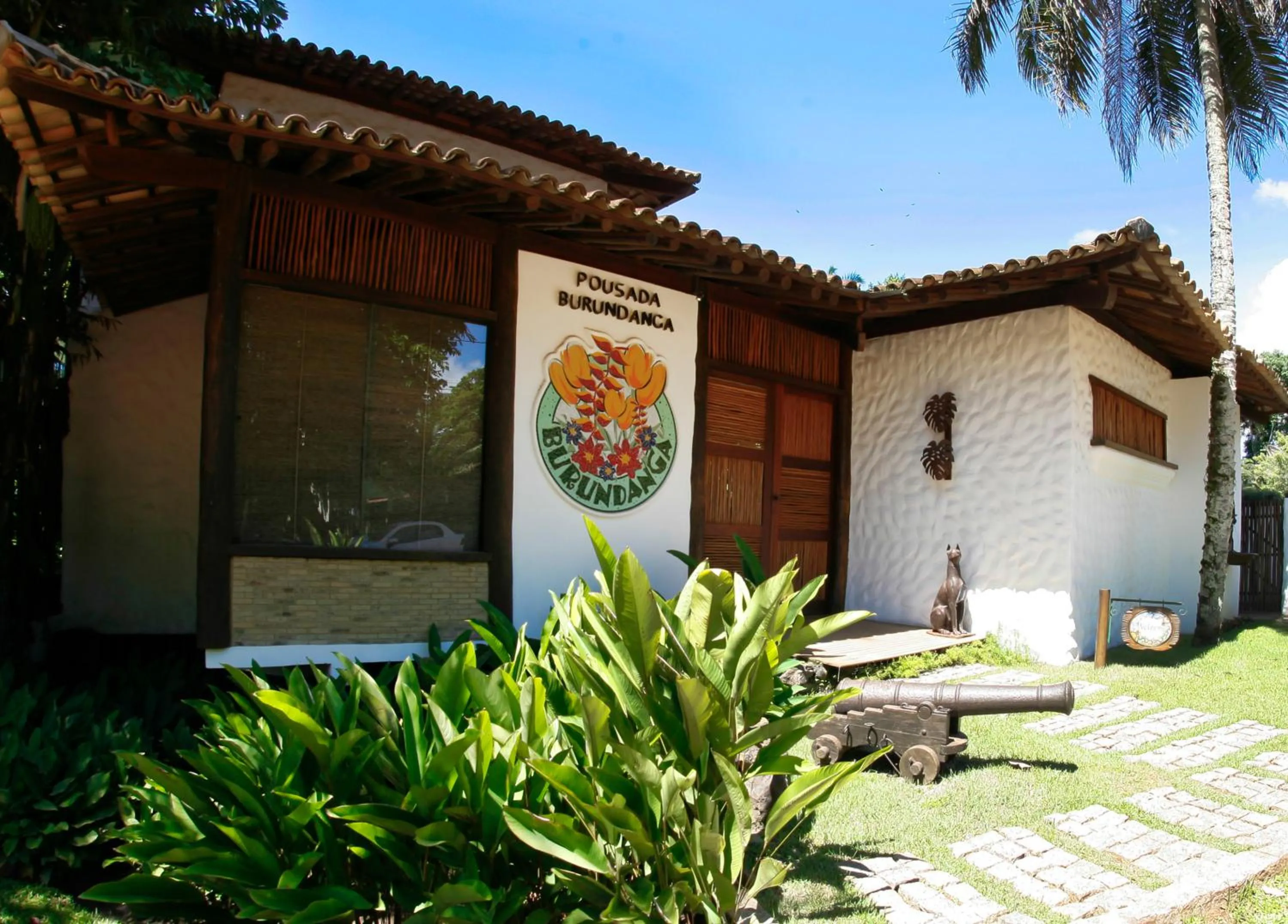 Facade/entrance in Pousada Burundanga