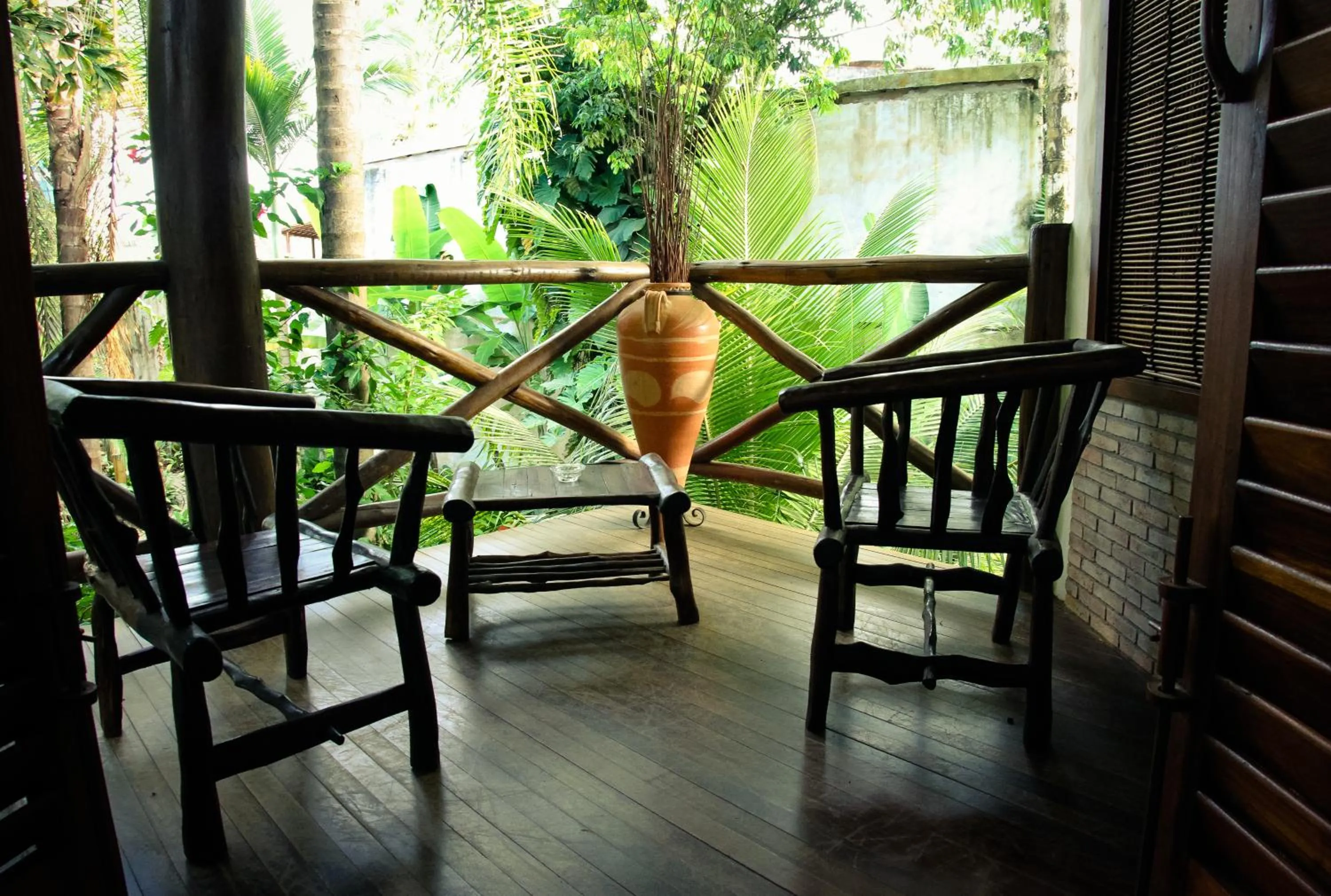 Balcony/Terrace in Pousada Burundanga