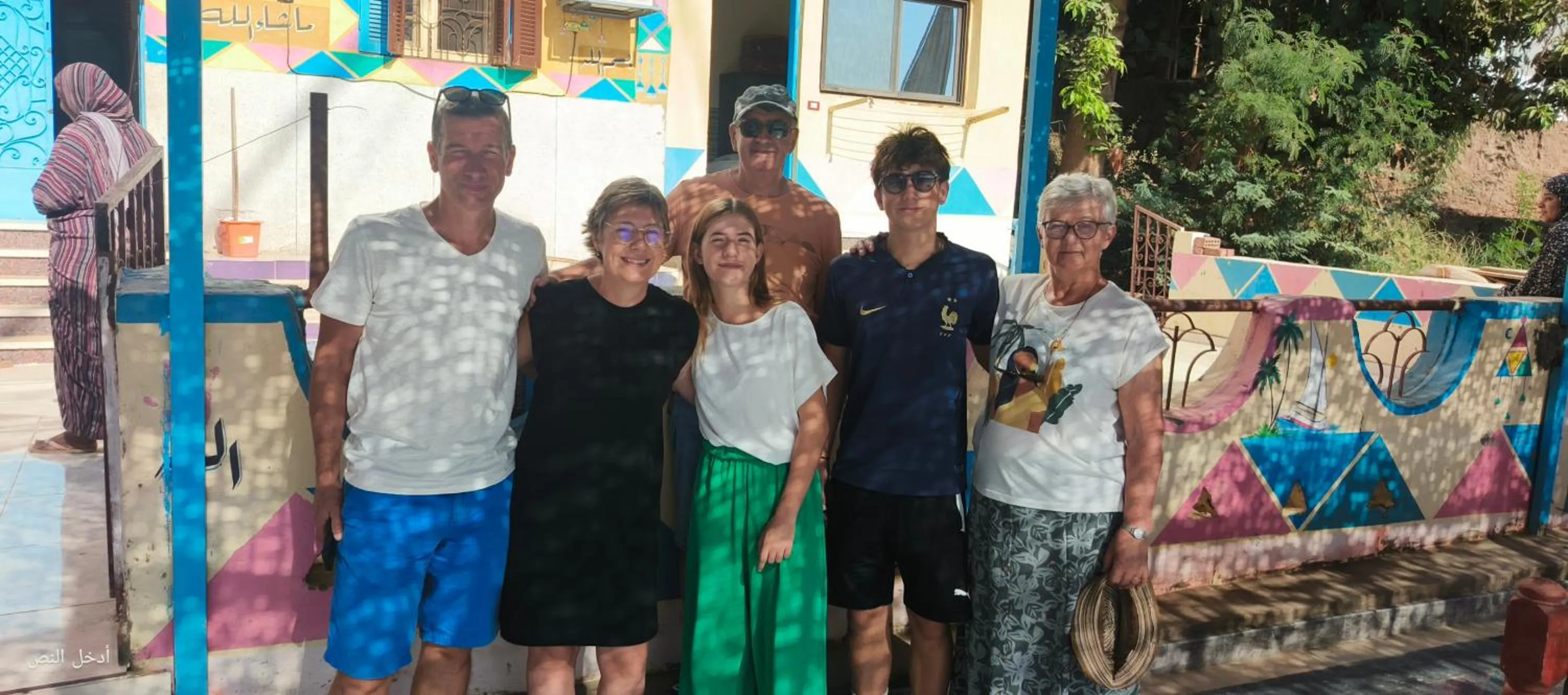 group of guests in Awi Guest House