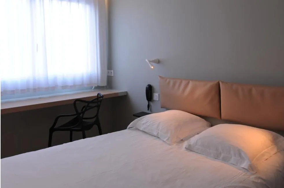 Bed in Hôtel Vulcain