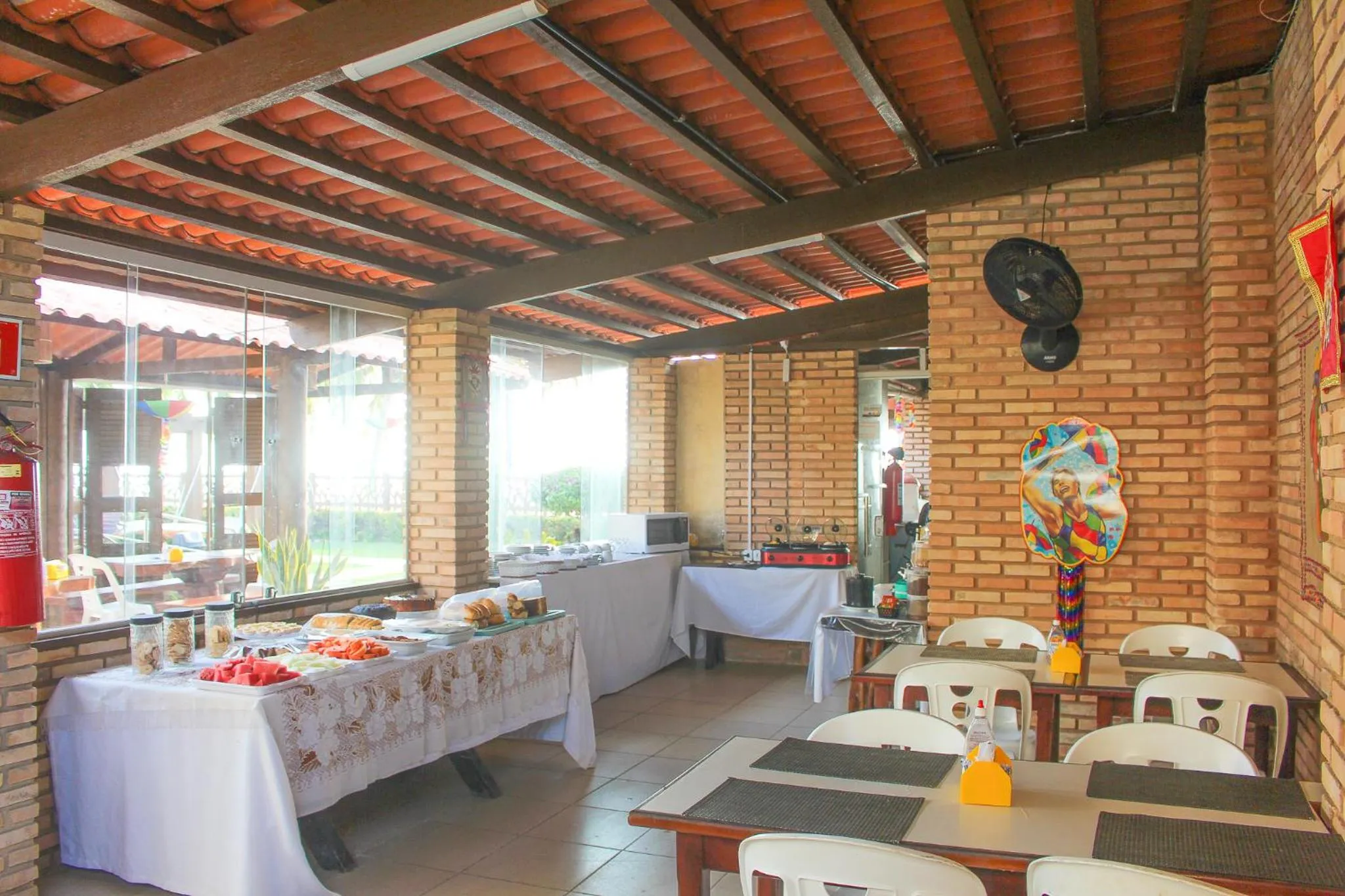 Breakfast in Pousada Coqueiro Verde