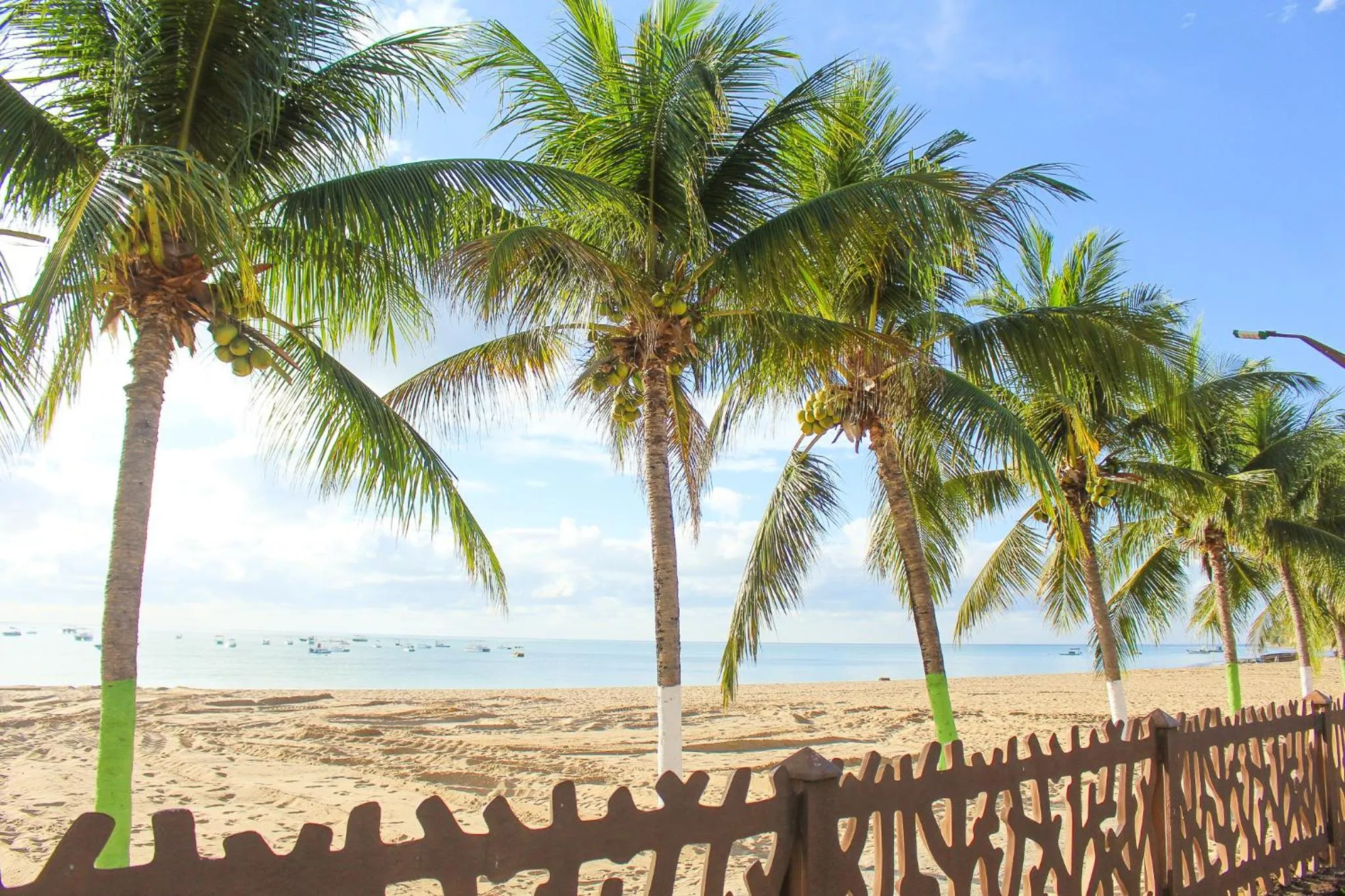 Beach in Pousada Coqueiro Verde
