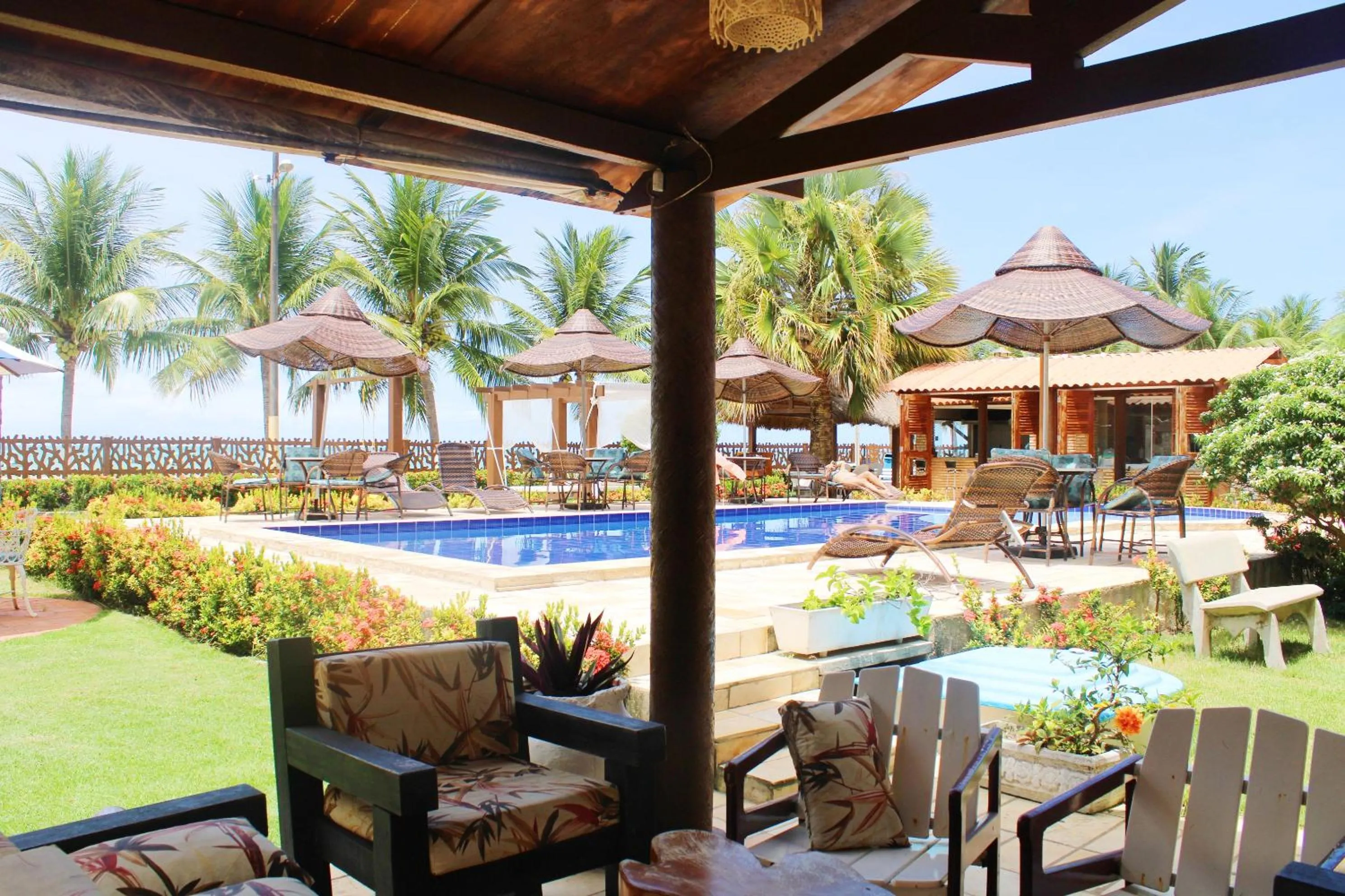 Patio in Pousada Coqueiro Verde