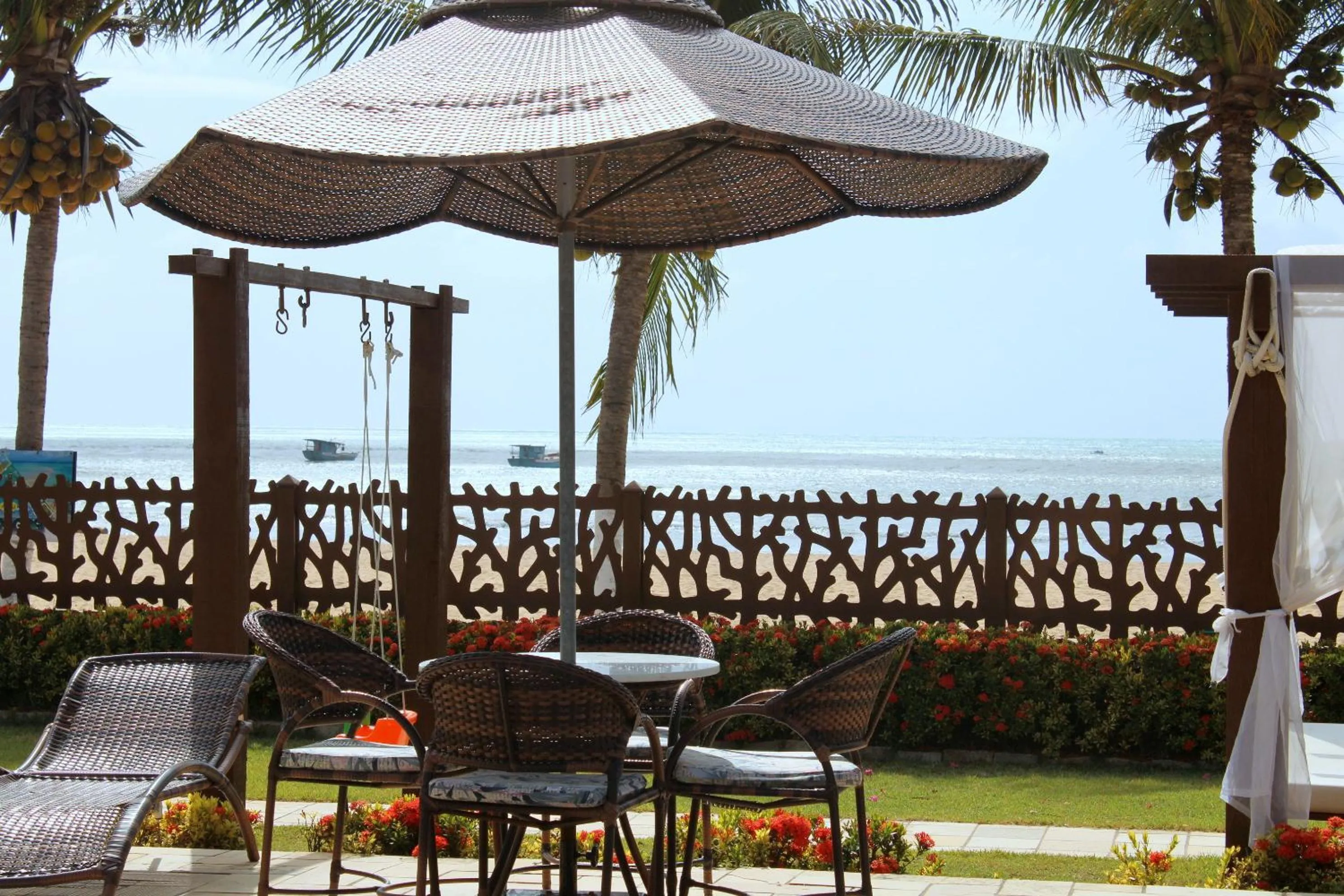 Patio in Pousada Coqueiro Verde