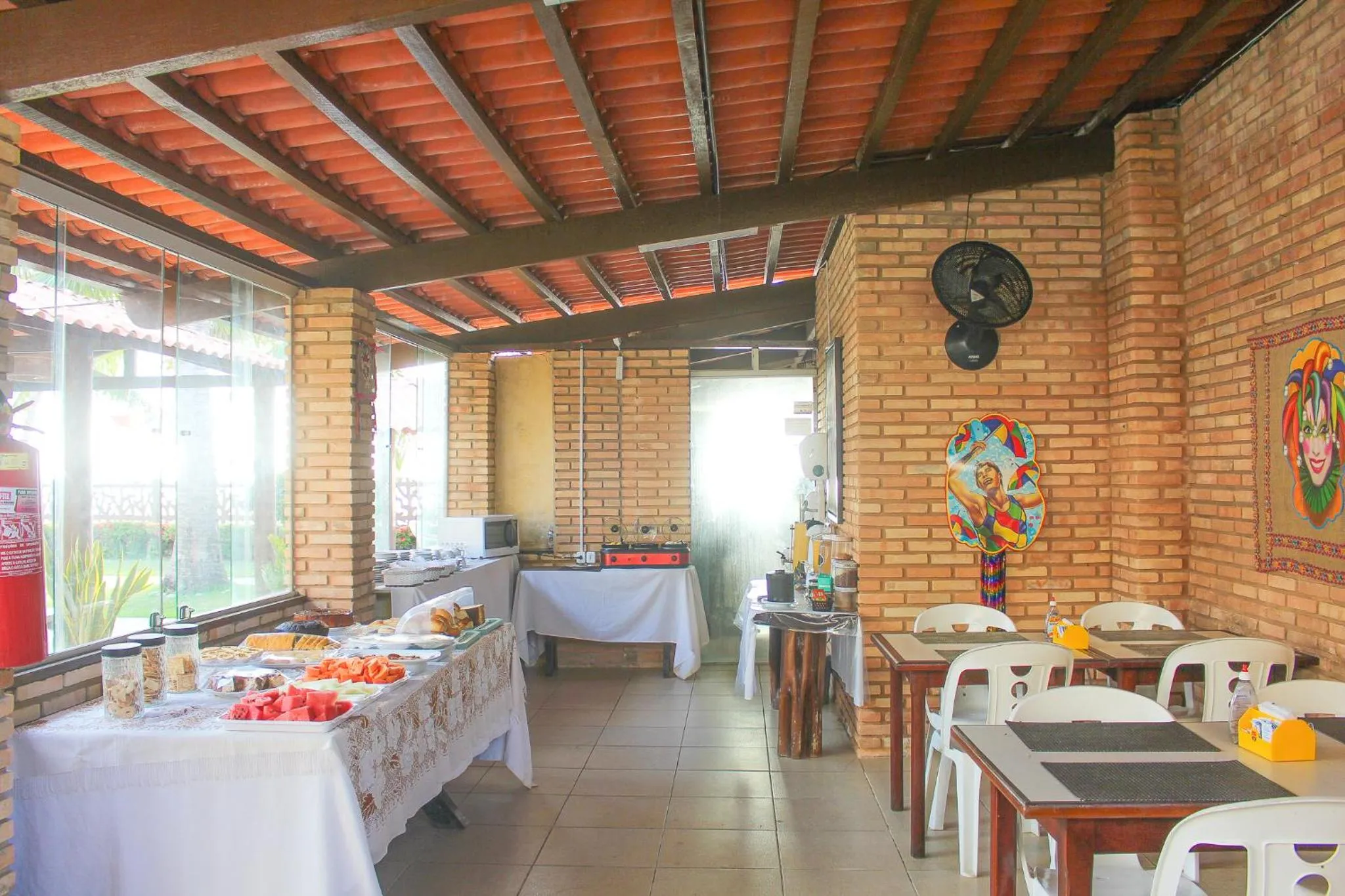 Food, Bed in Pousada Coqueiro Verde