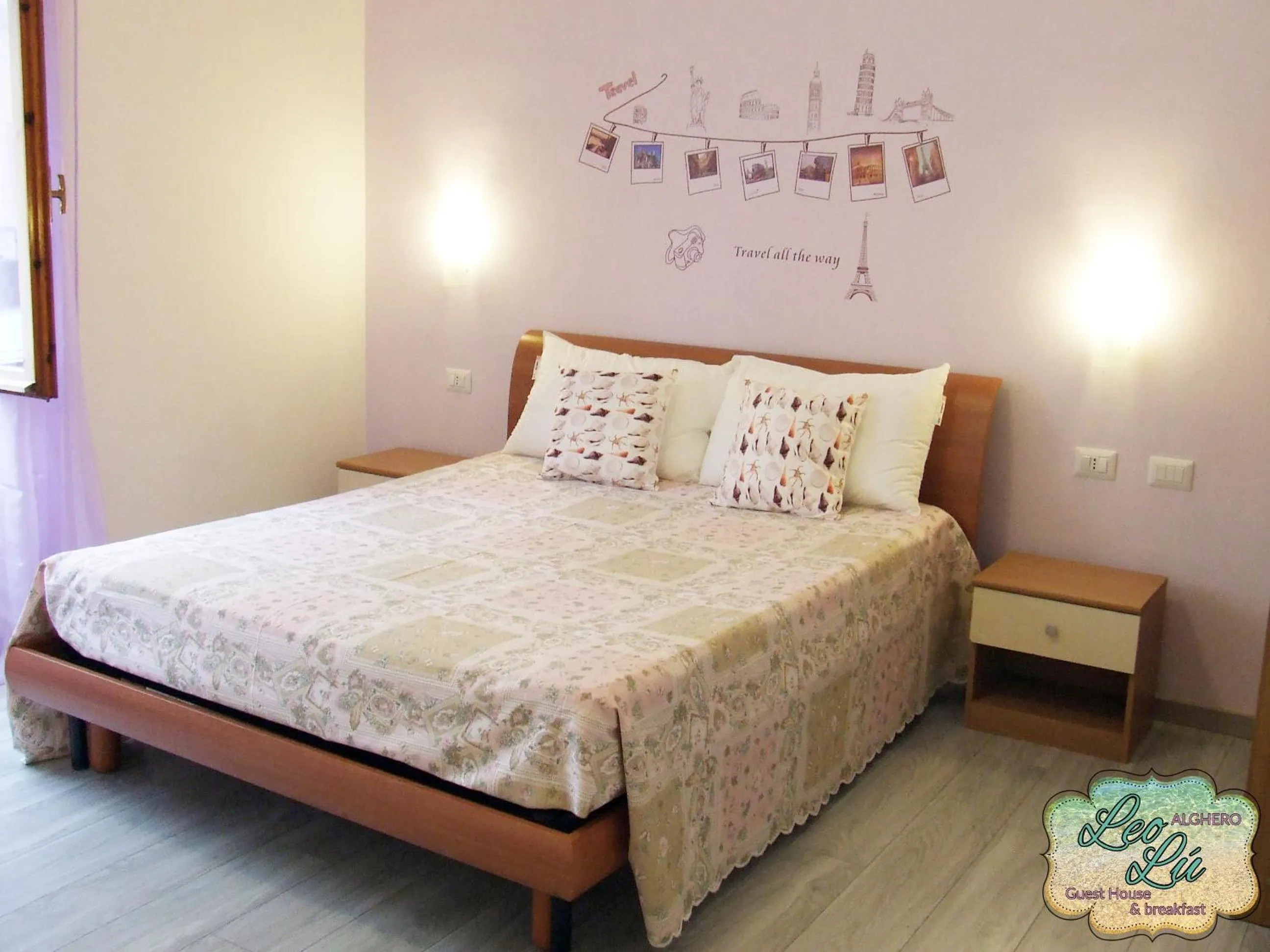 Bed in Leolù Guesthouse Alghero