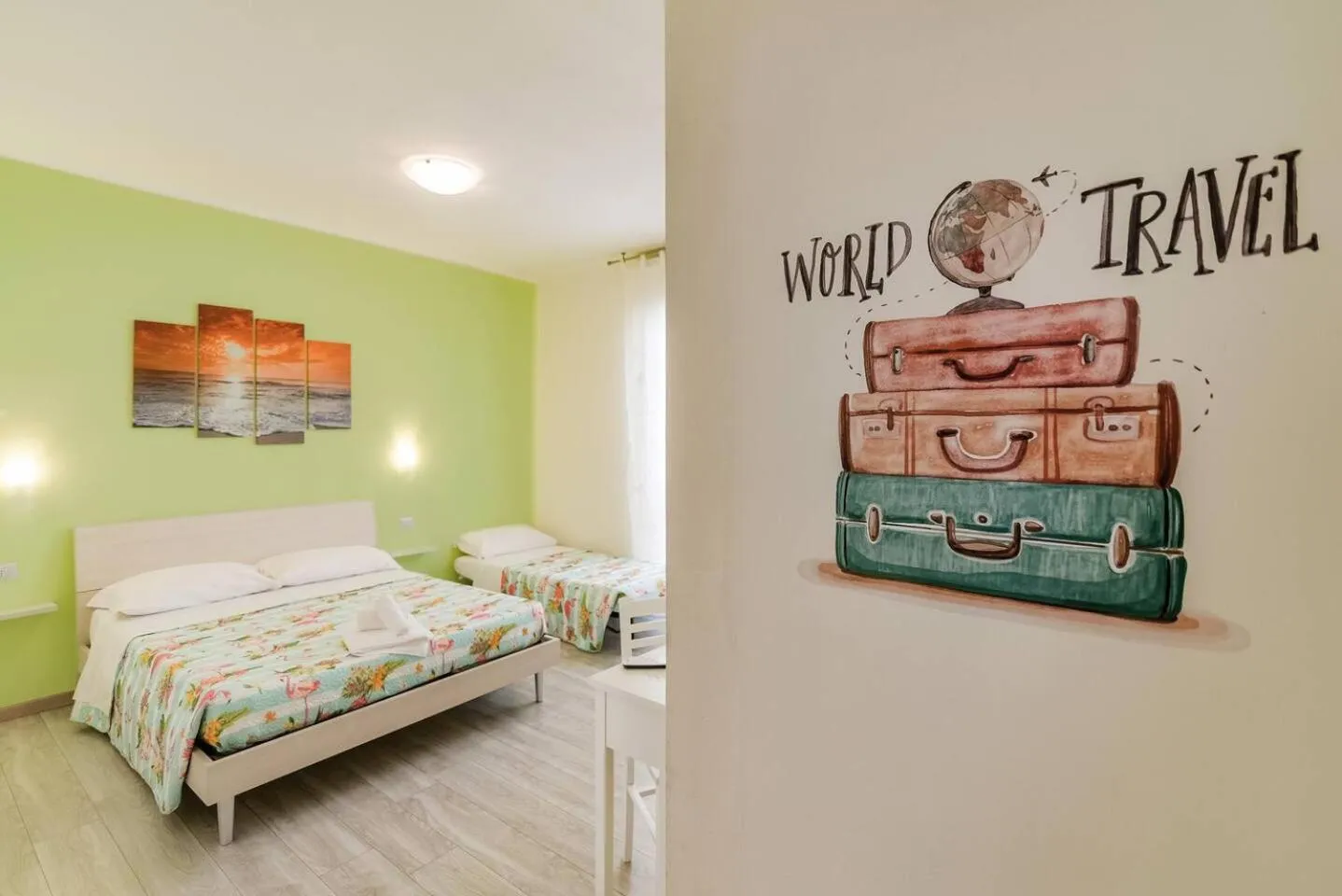 Bed in Leolù Guesthouse Alghero