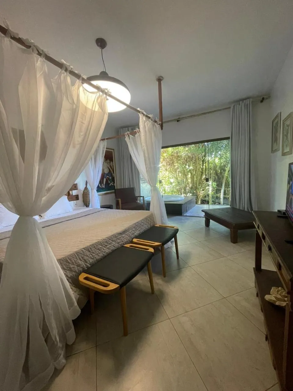 Bed in Pousada Morro dos Navegantes
