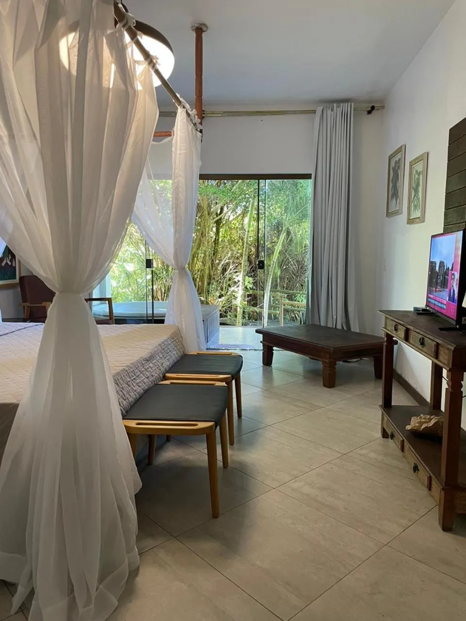 Bed in Pousada Morro dos Navegantes