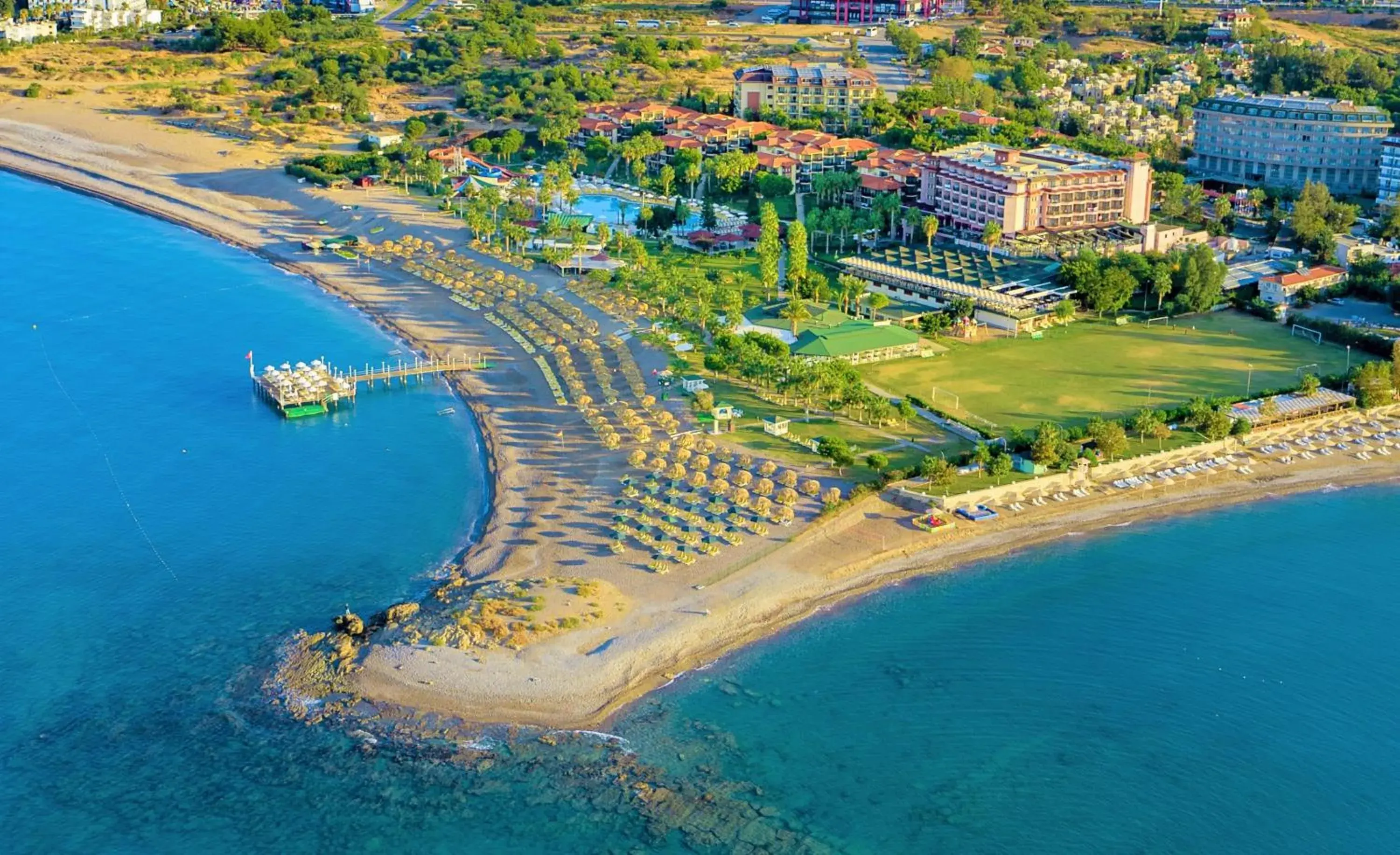 Bird's eye view in Justiniano Club Park Conti Bird's eye view in Justiniano Club Park Conti