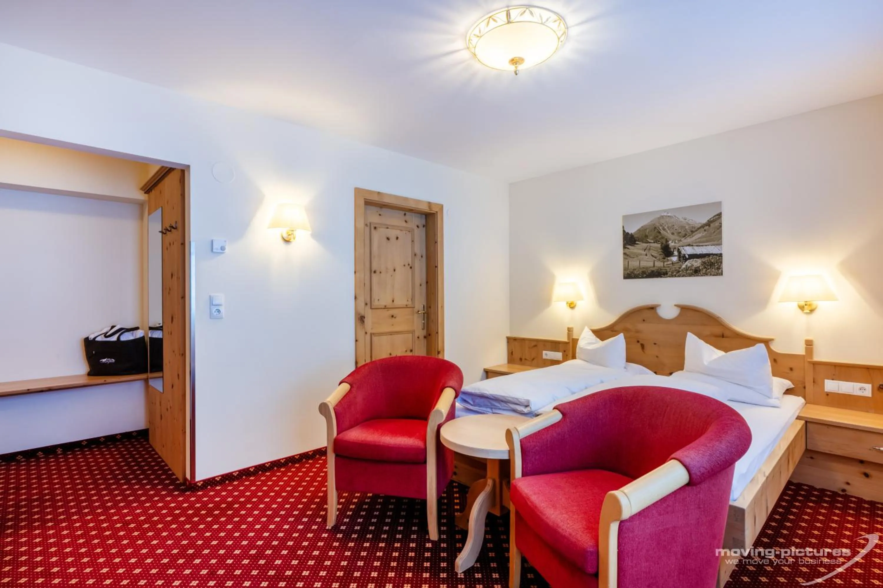 Bed in Hotel Venter Bergwelt