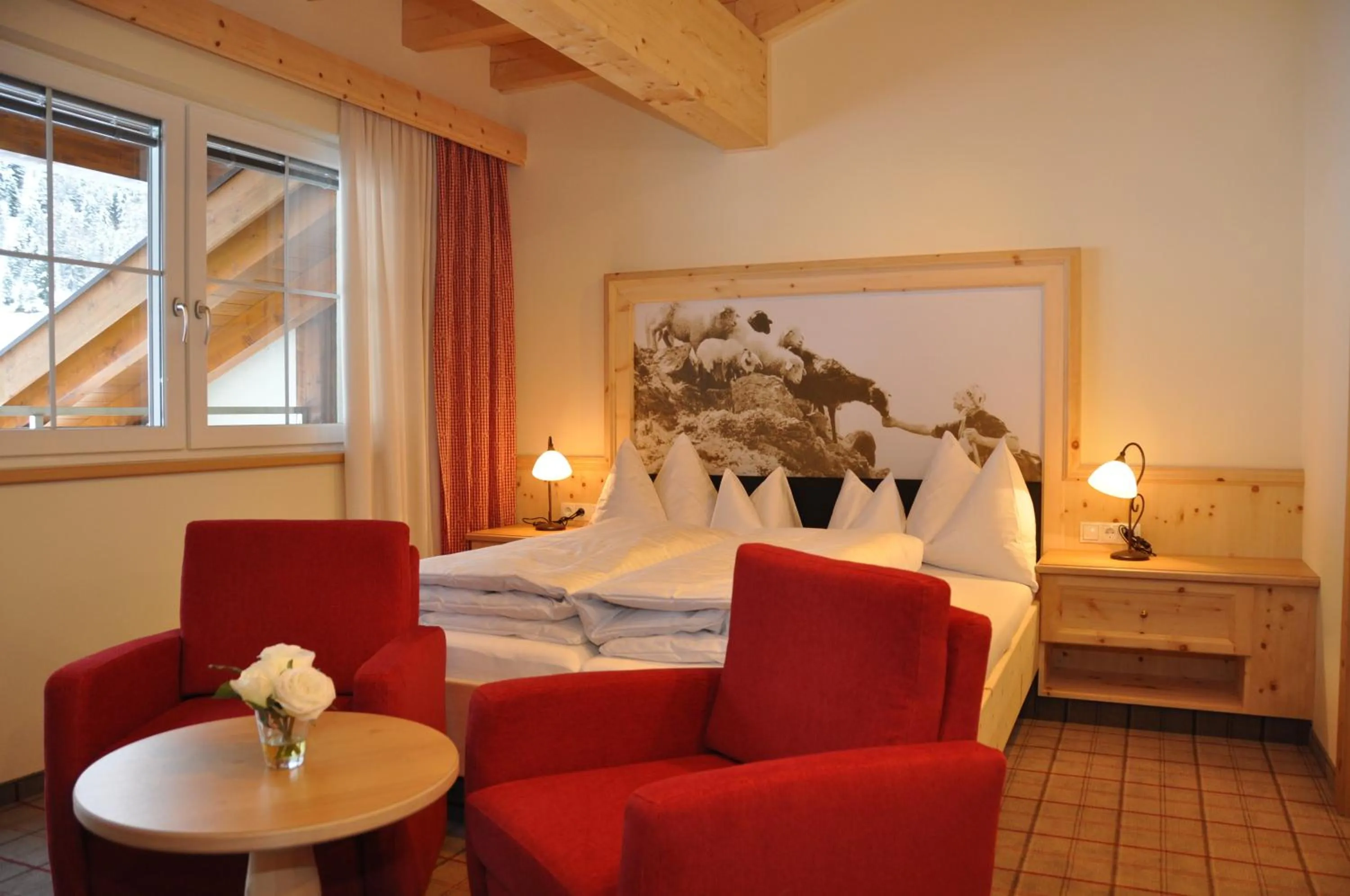 Bed in Hotel Venter Bergwelt