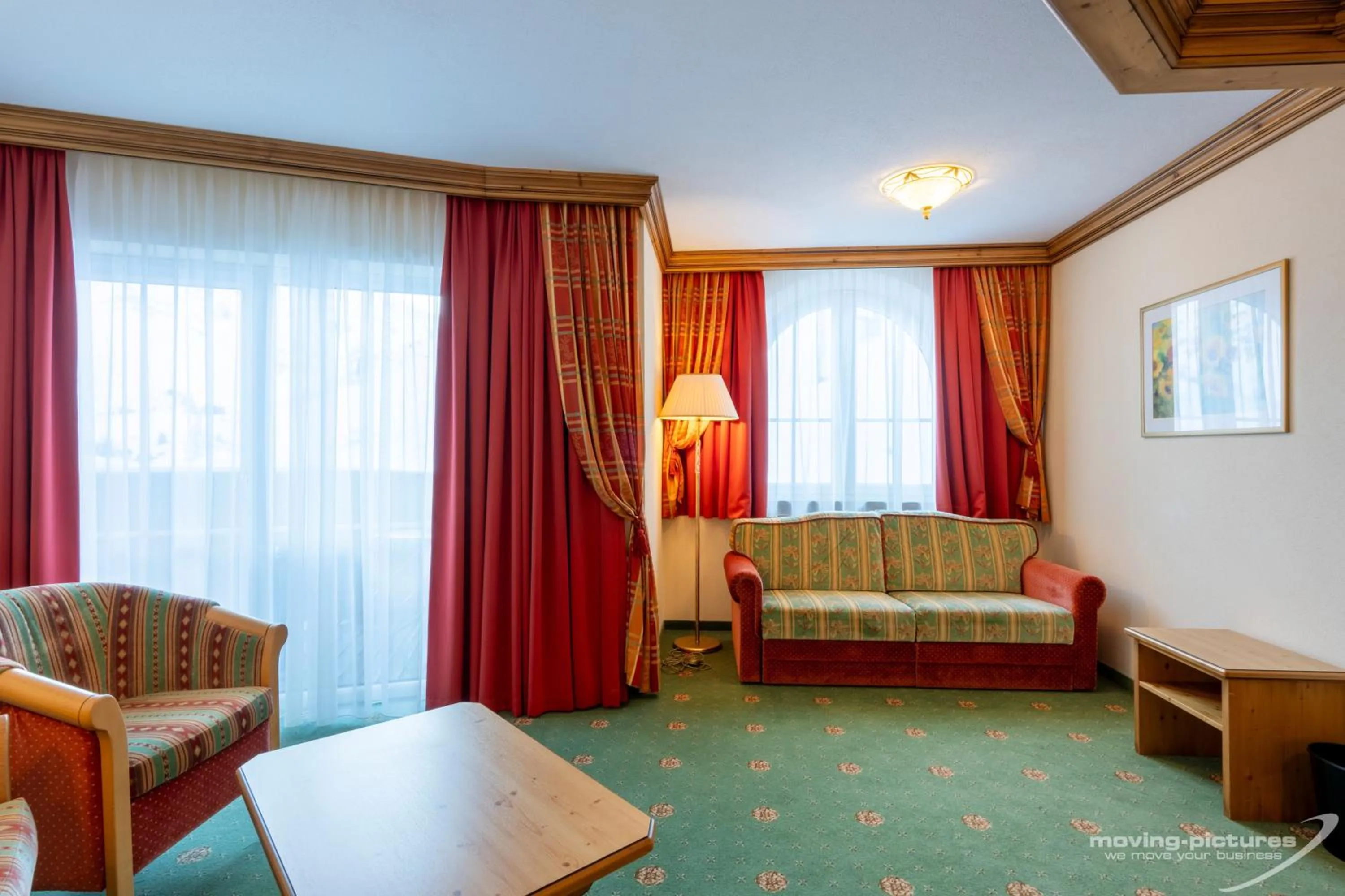 Living room in Hotel Venter Bergwelt