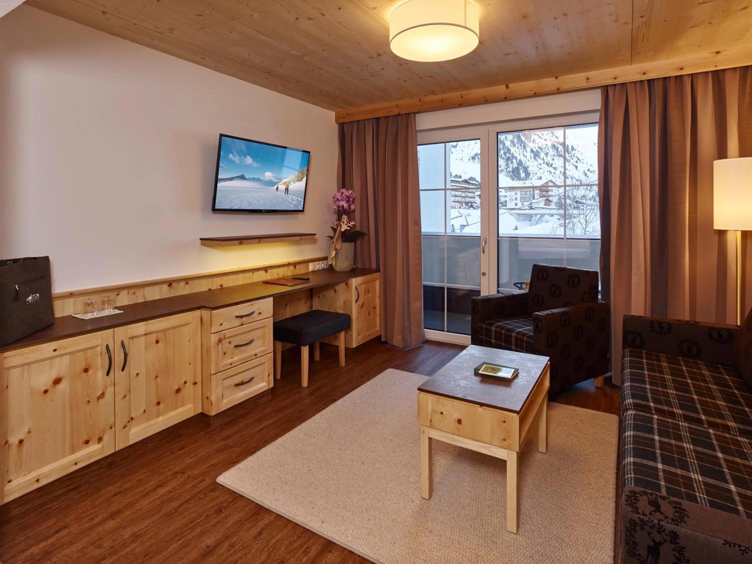 Living room in Hotel Venter Bergwelt