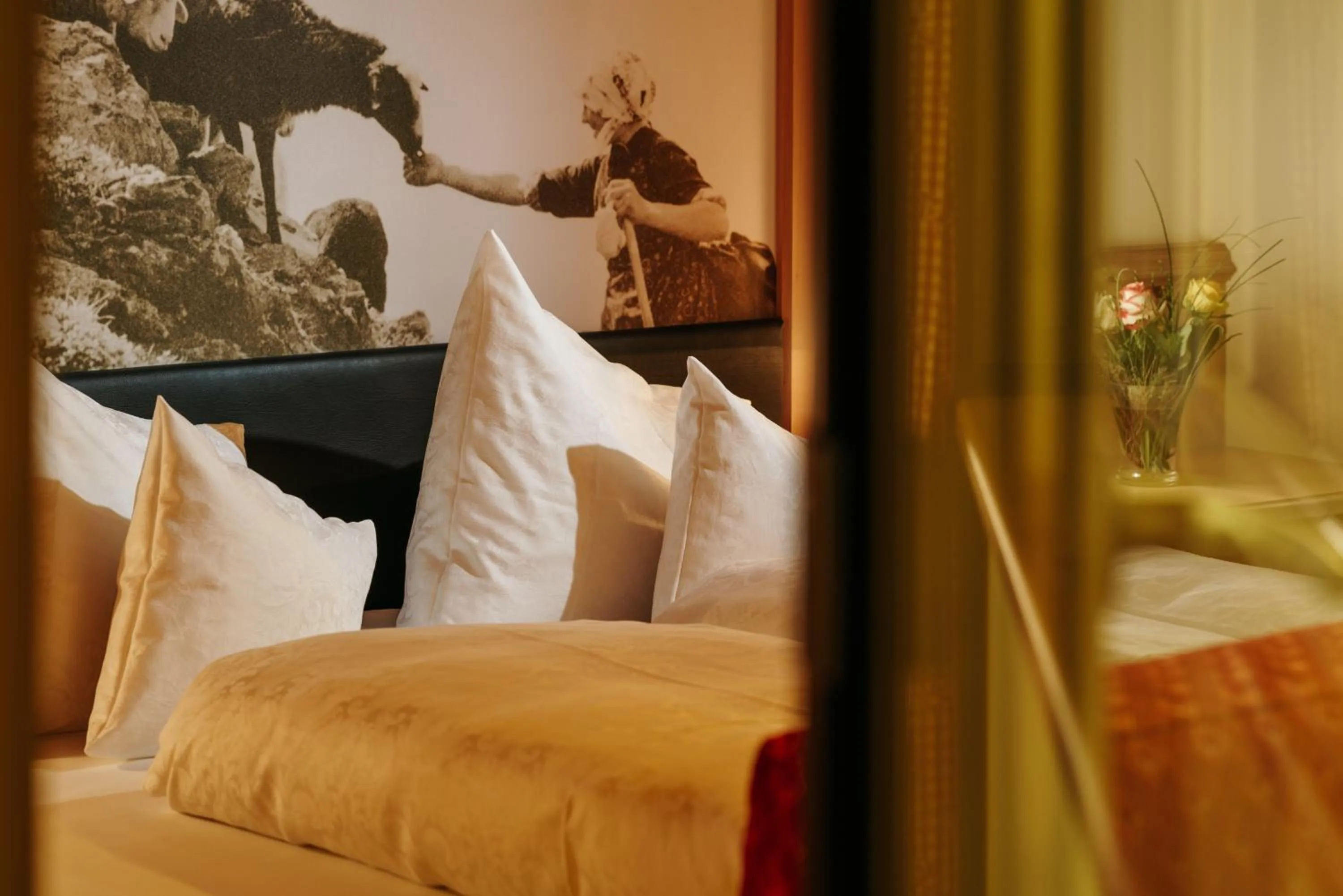 Bedroom, Bed in Hotel Venter Bergwelt