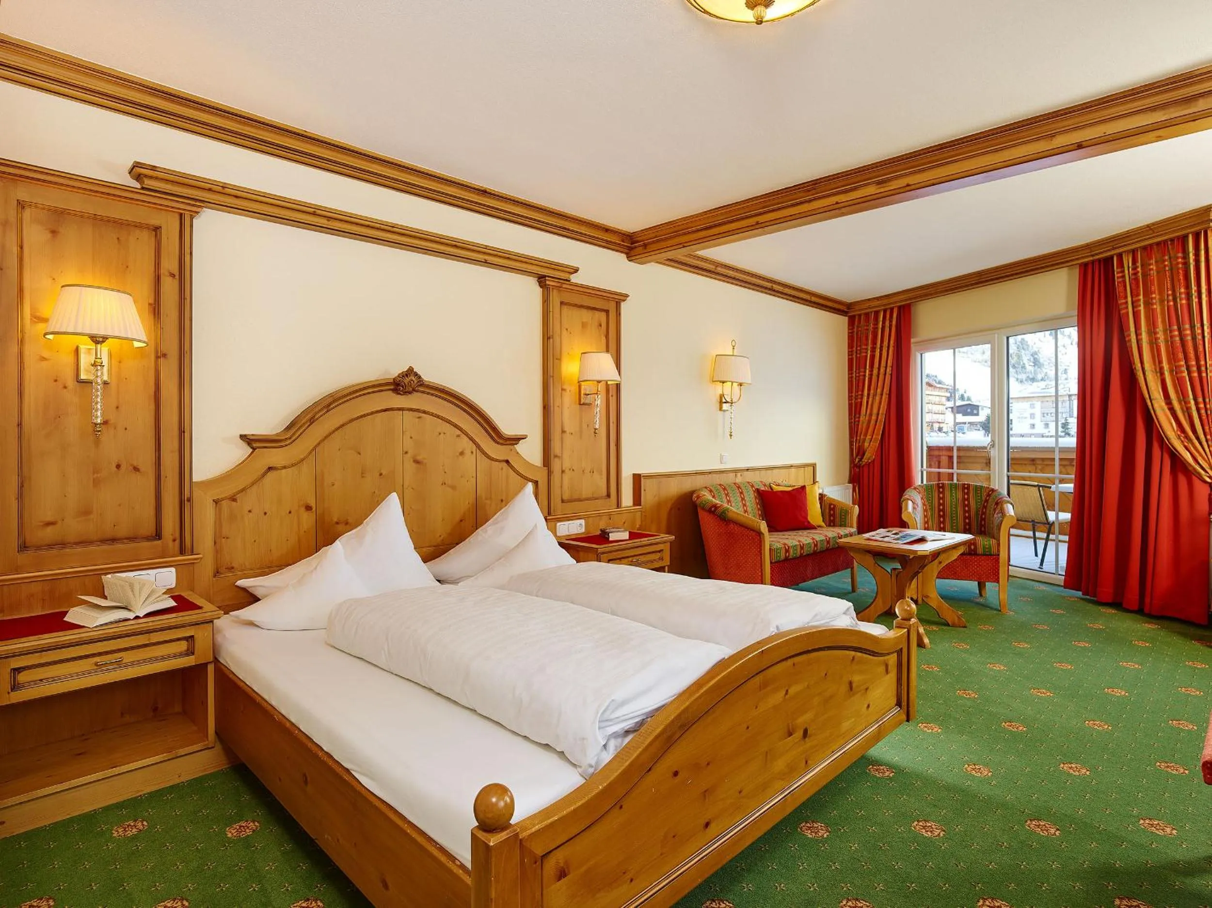 Photo of the whole room, Bed in Hotel Venter Bergwelt