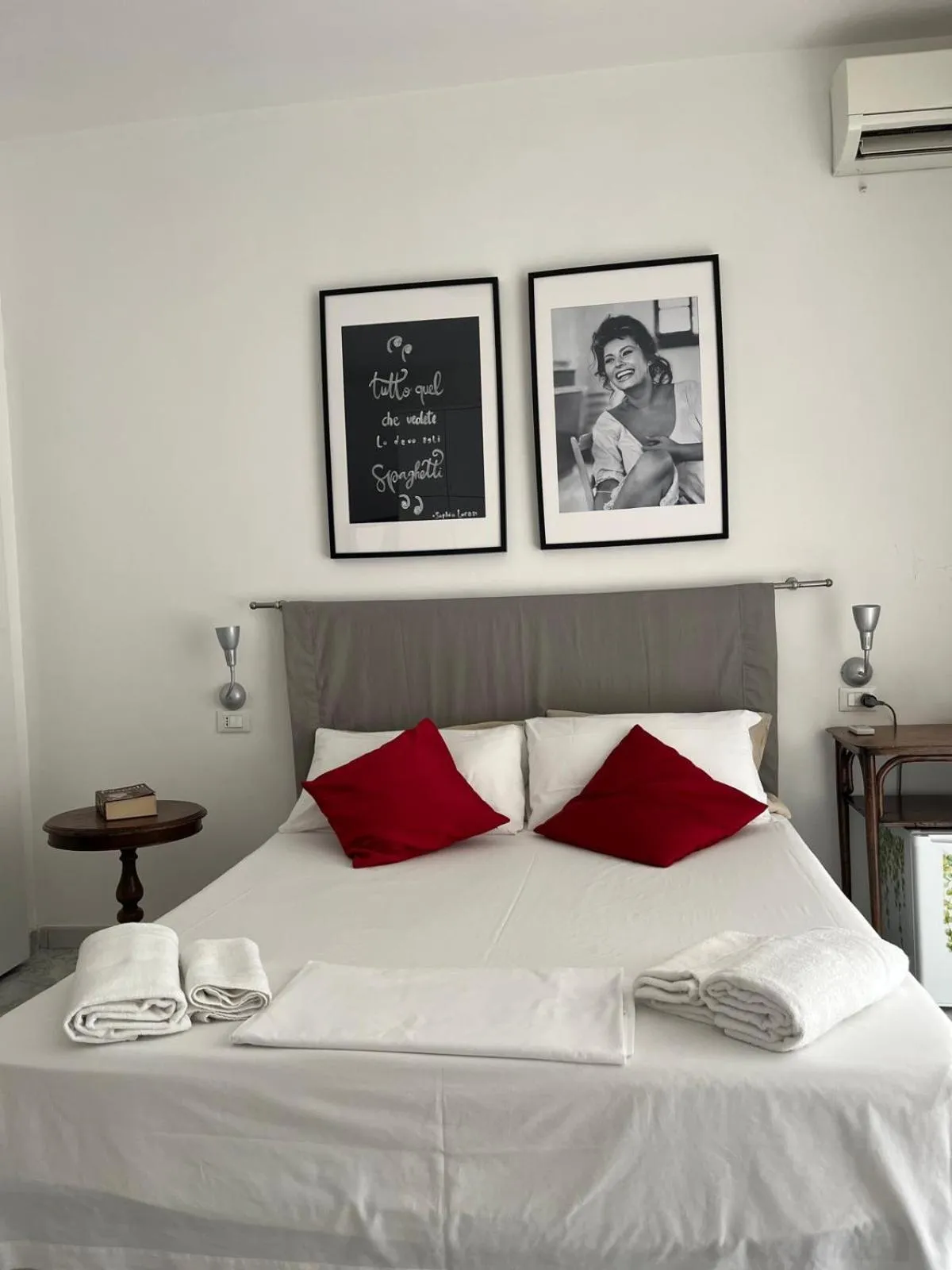 hair dryier, Bed in Bed and Breakfast Sofia