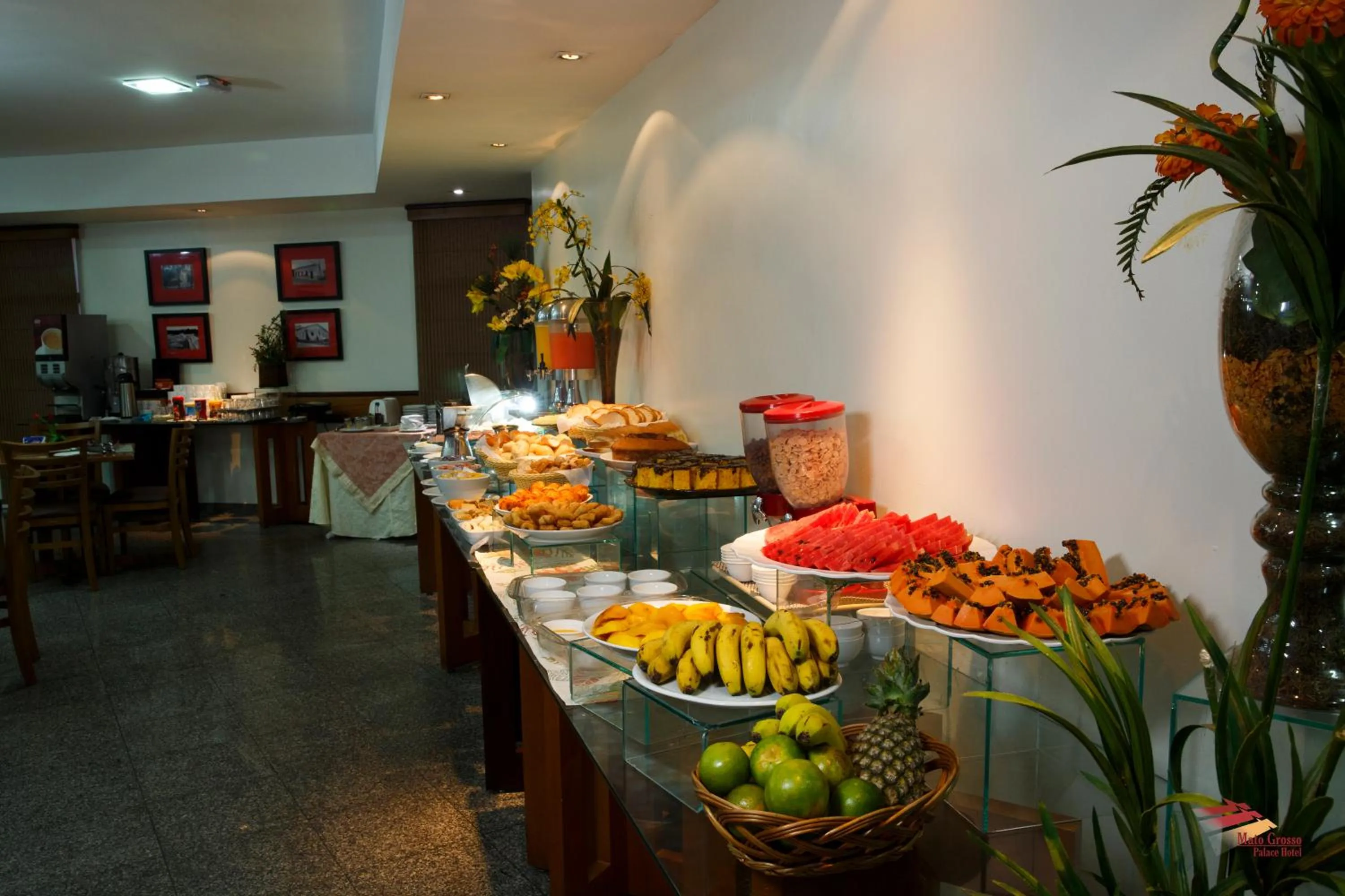 Buffet breakfast in Mato Grosso Palace Hotel