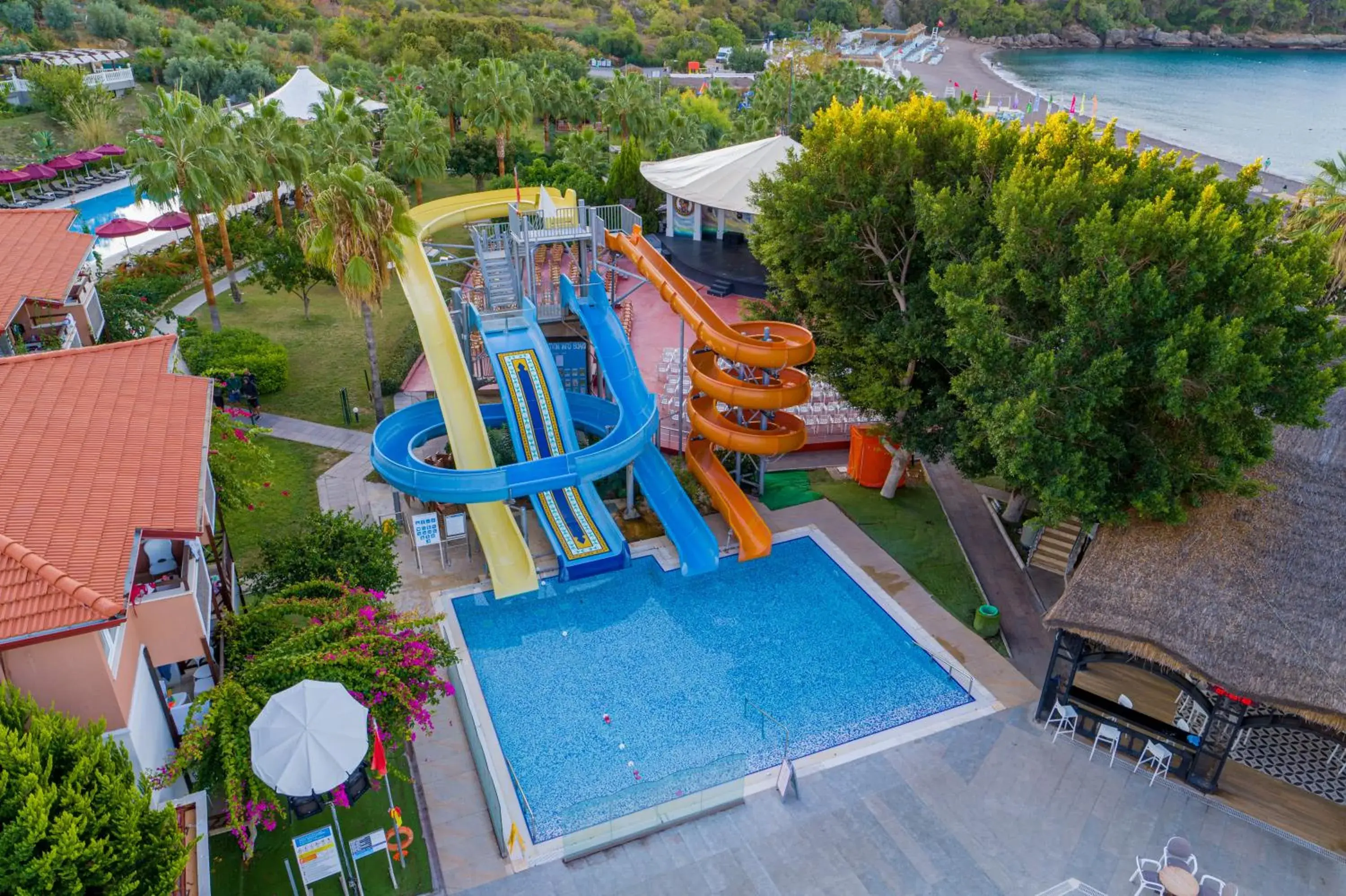 Aqua park, Pool View in Justiniano Club Alanya