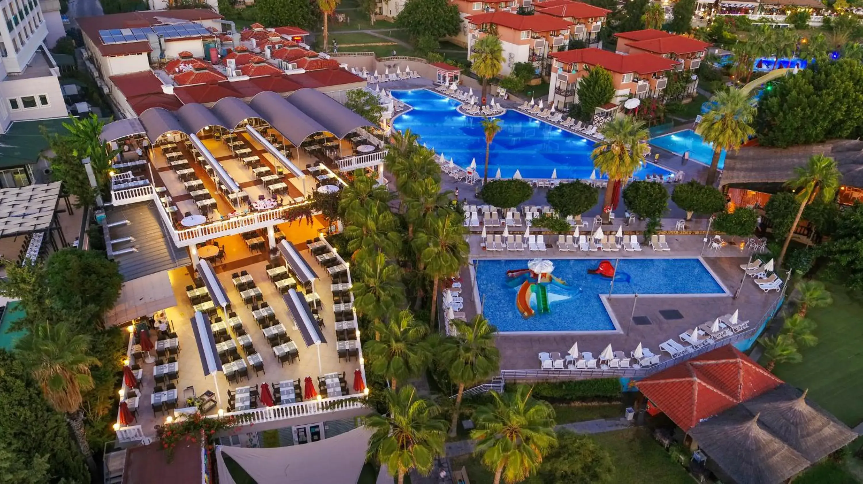 Bird's eye view, Bird's-eye View in Justiniano Club Alanya