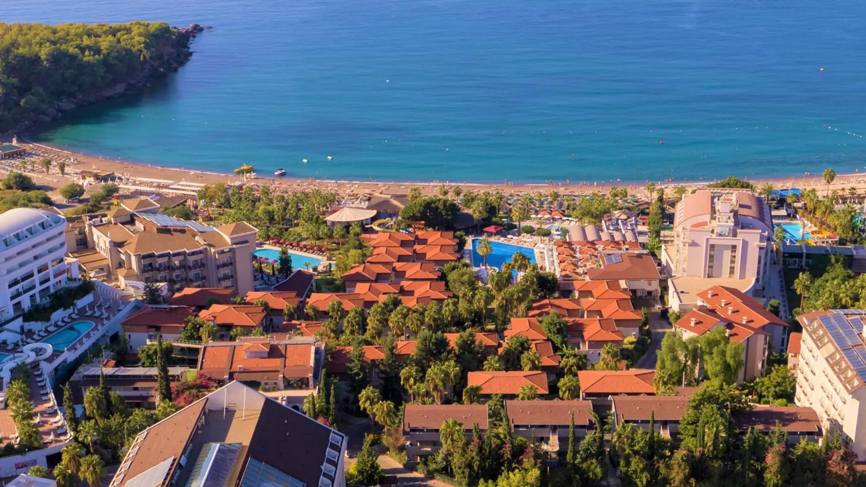 Bird's eye view, Bird's-eye View in Justiniano Club Alanya