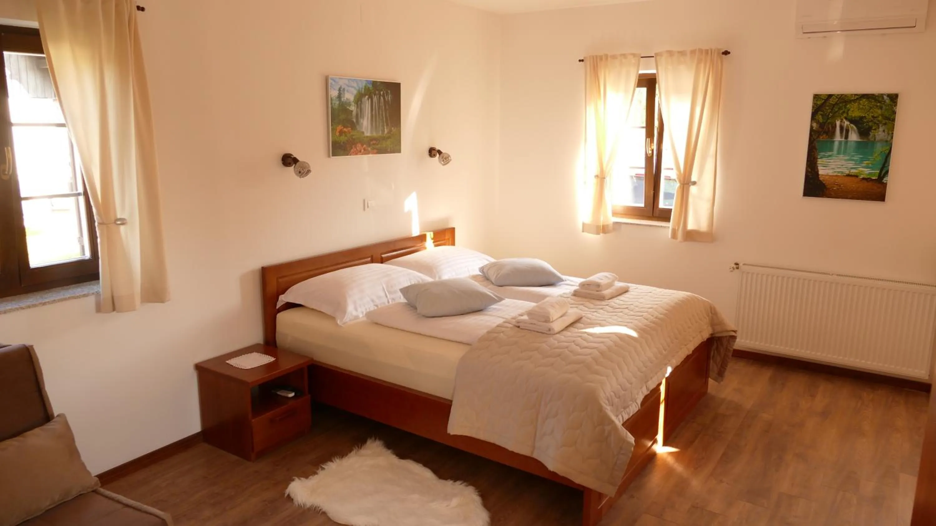 Bedroom, Bed in B&B Plitvice Lakes Villa Mija