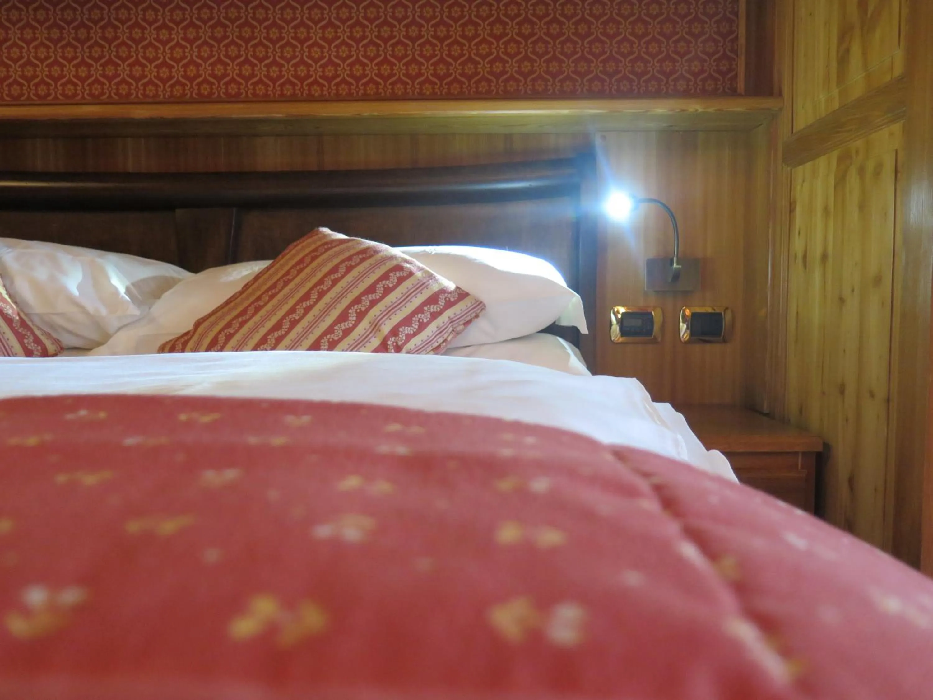 Decorative detail, Bed in Chambres Mont Cervin