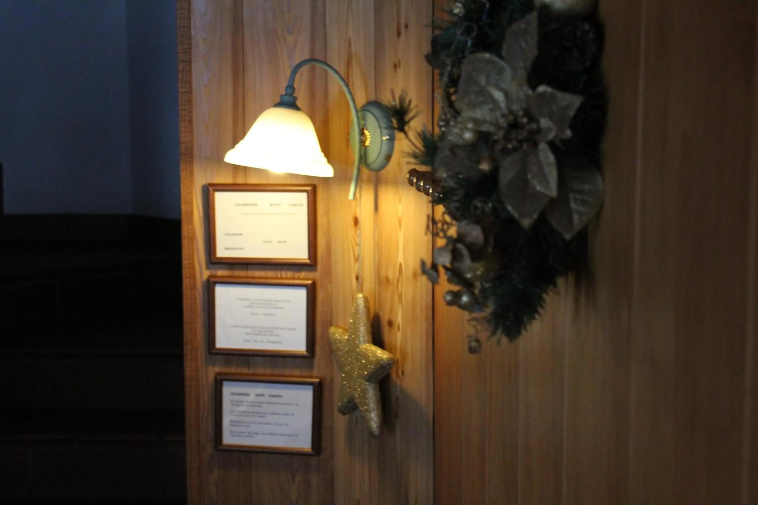 Decorative detail in Chambres Mont Cervin