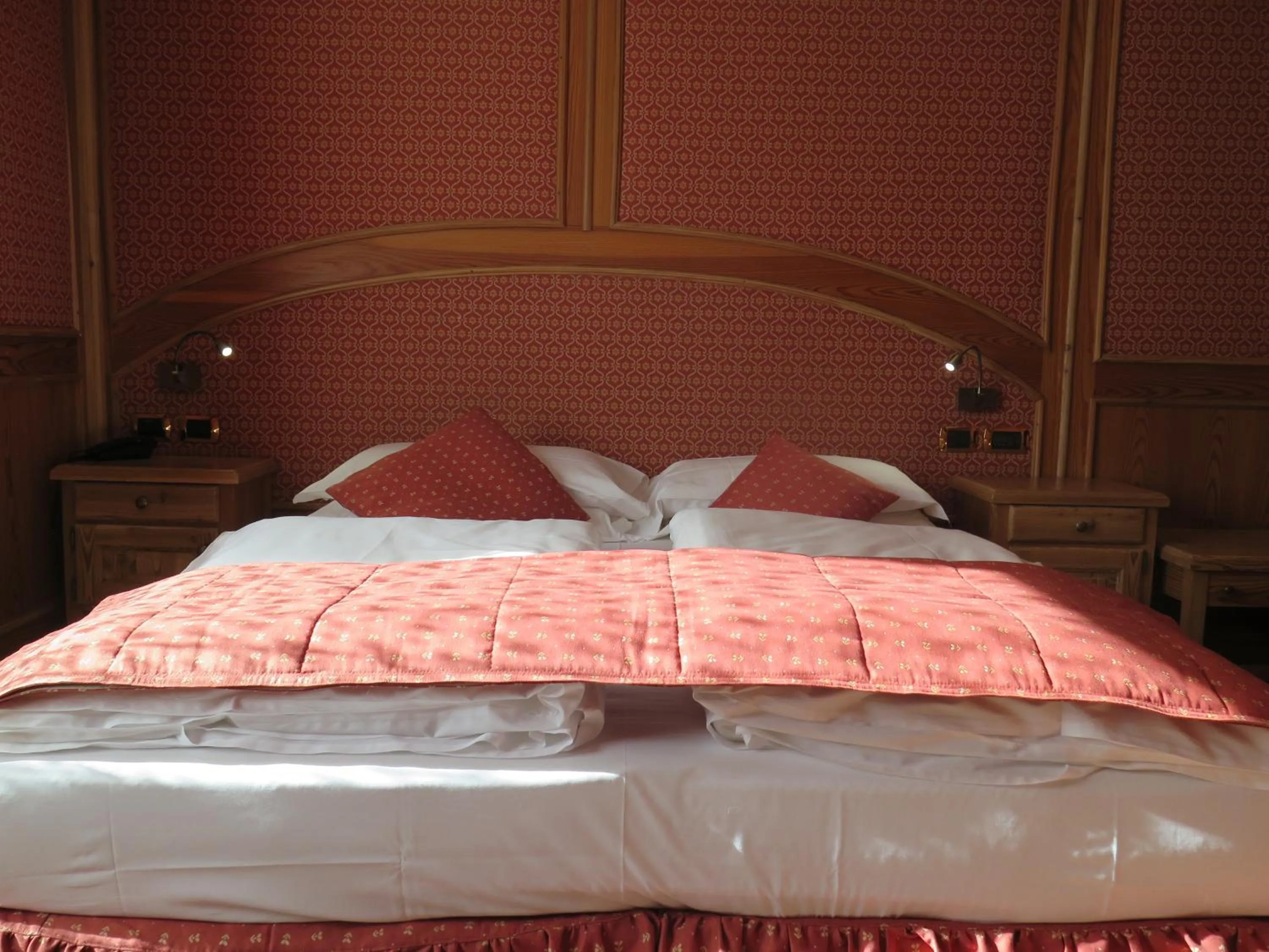 Bed in Chambres Mont Cervin
