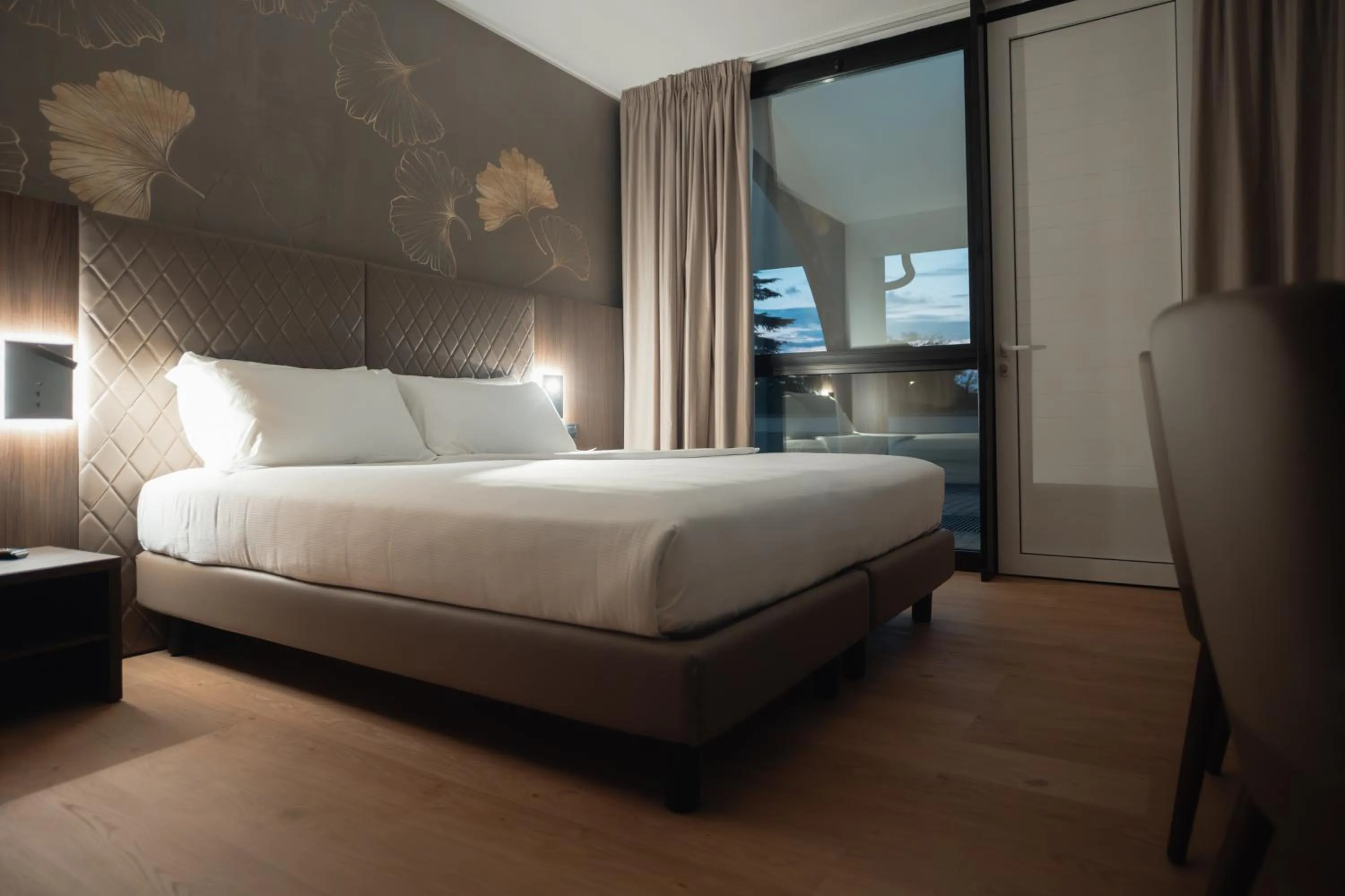 Bedroom, Bed in Hotel Pineta