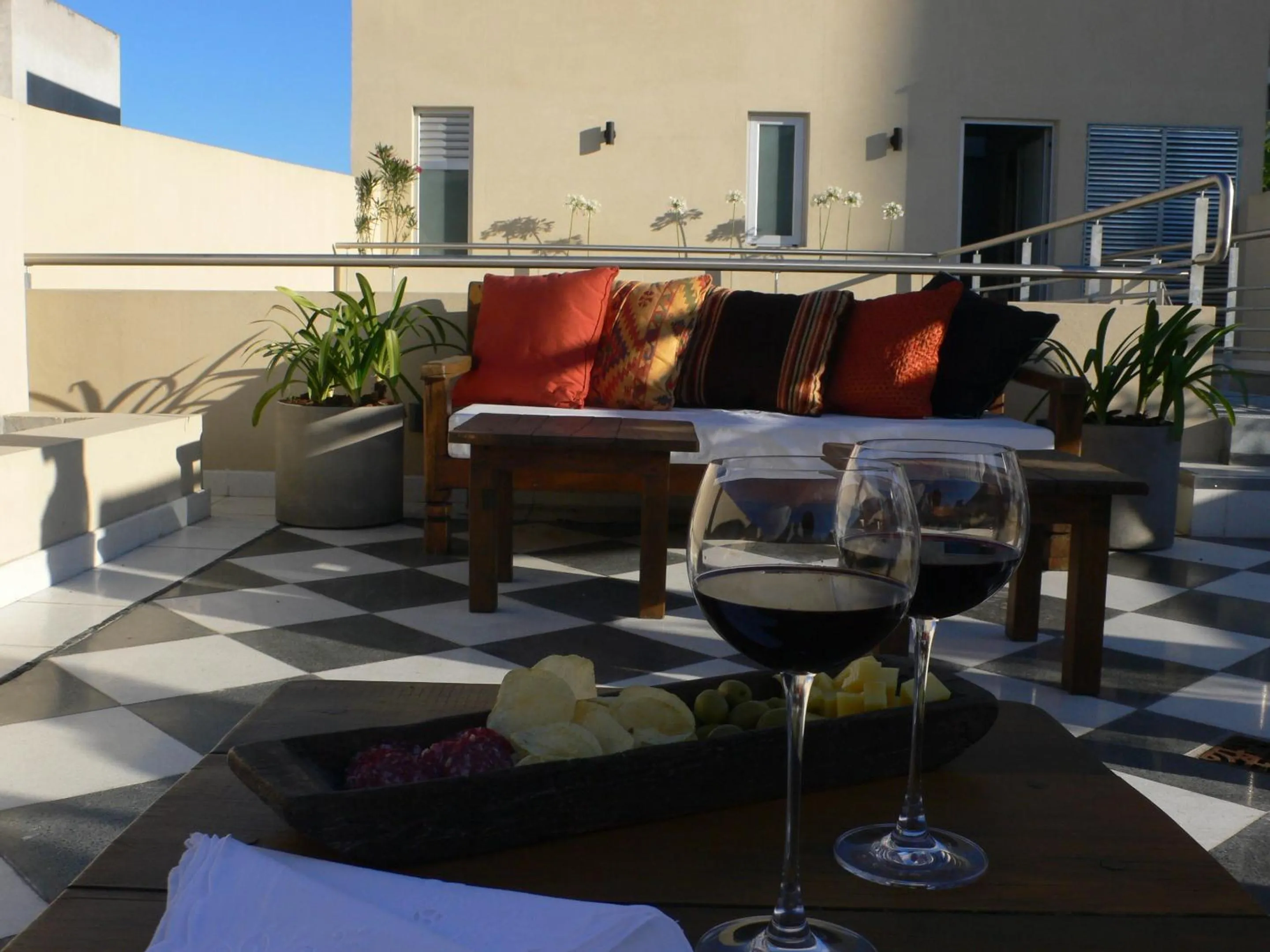 Patio in Magnolia Hotel Boutique