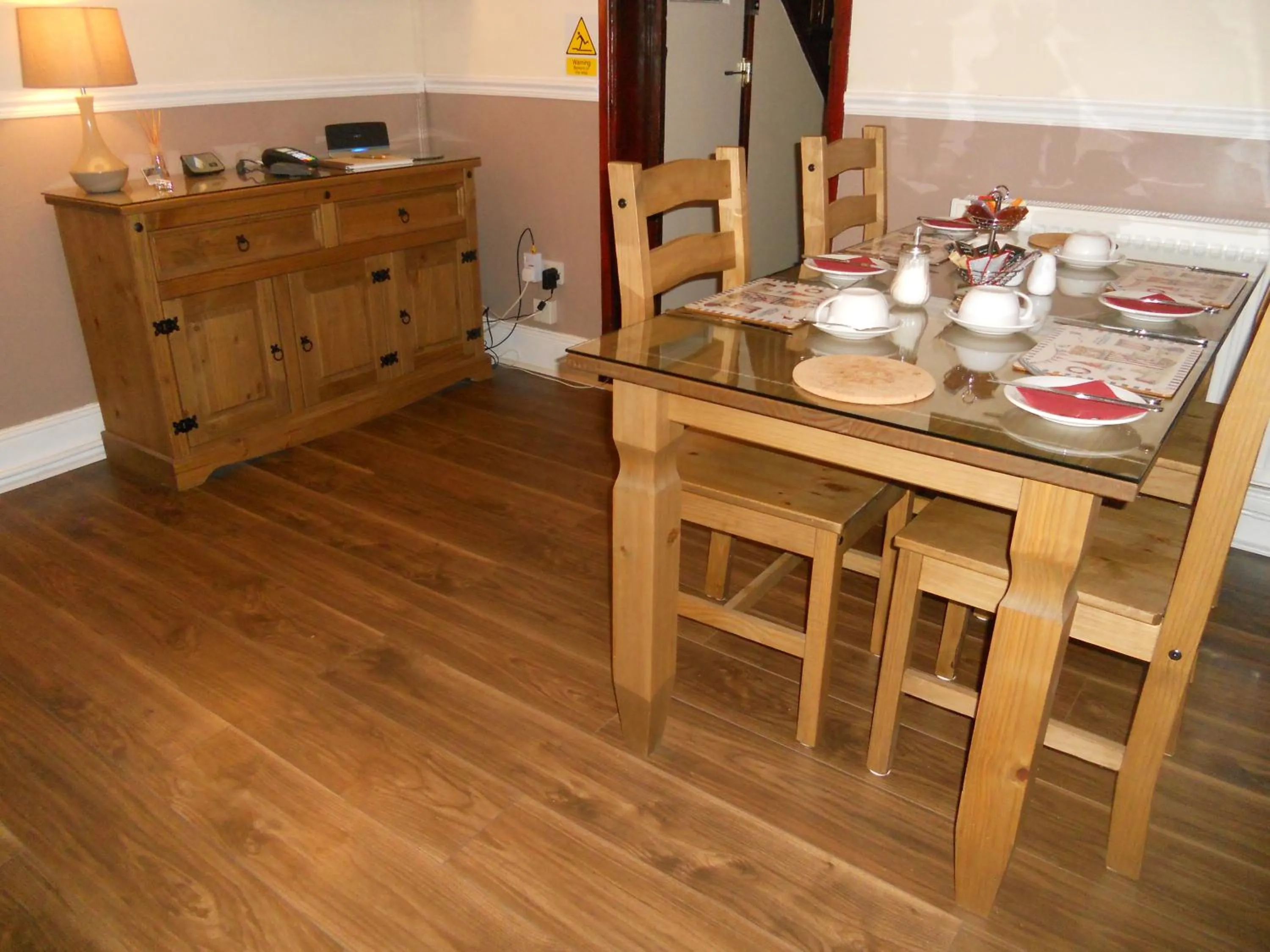Dining area in All Seasons Guest House