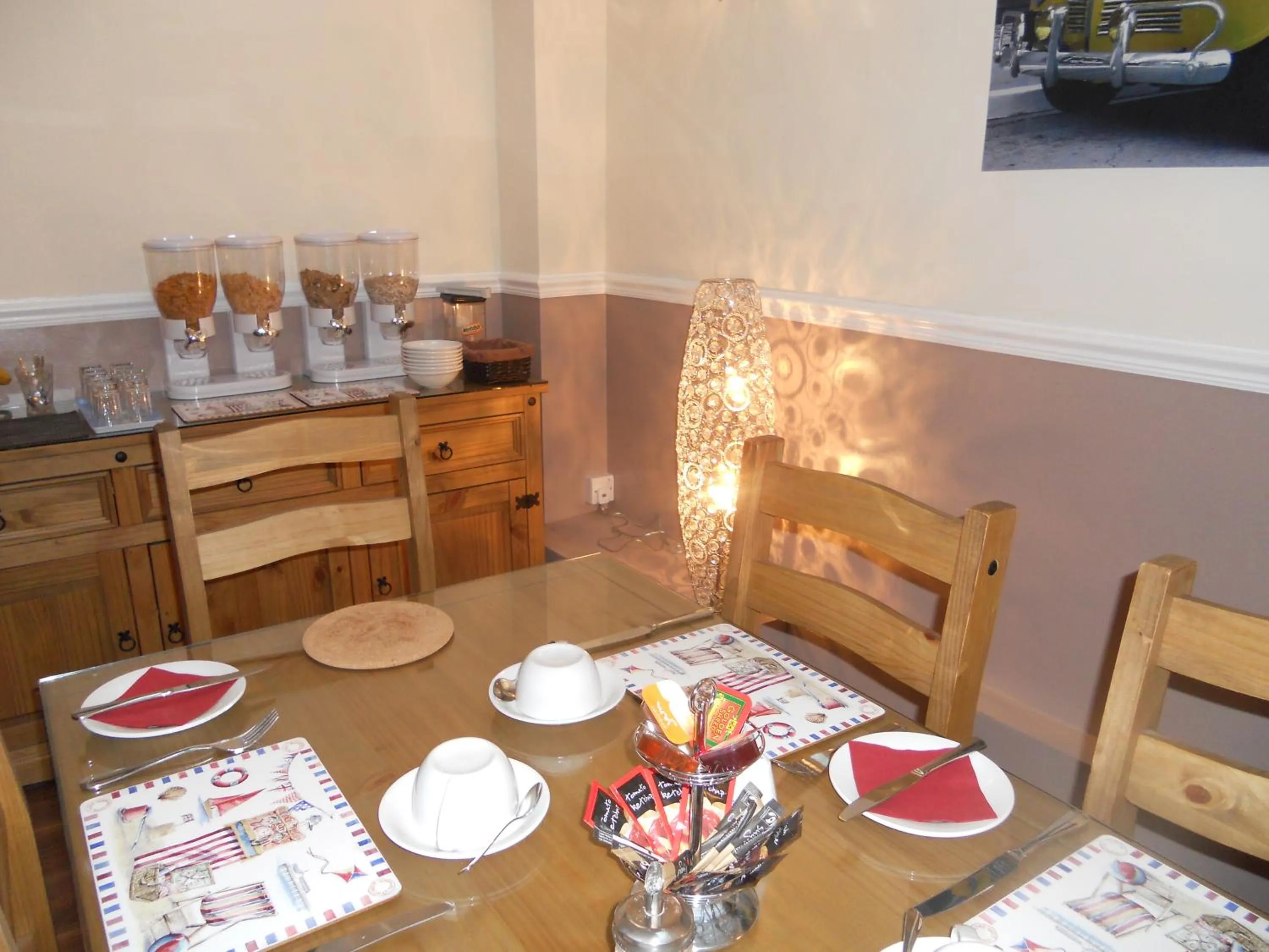 Dining area in All Seasons Guest House