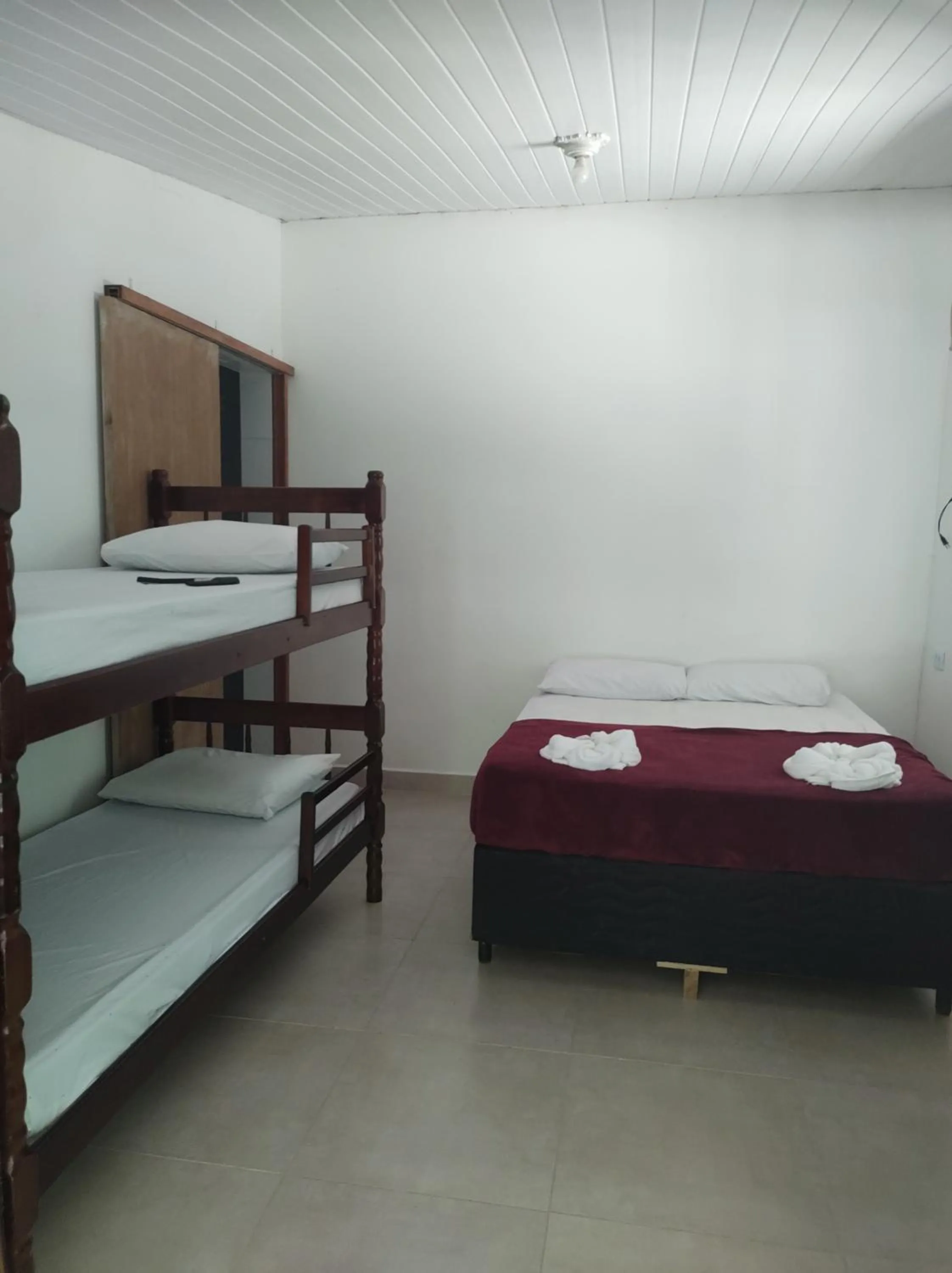 Bed in Pousada Rancho Texas Ubatuba