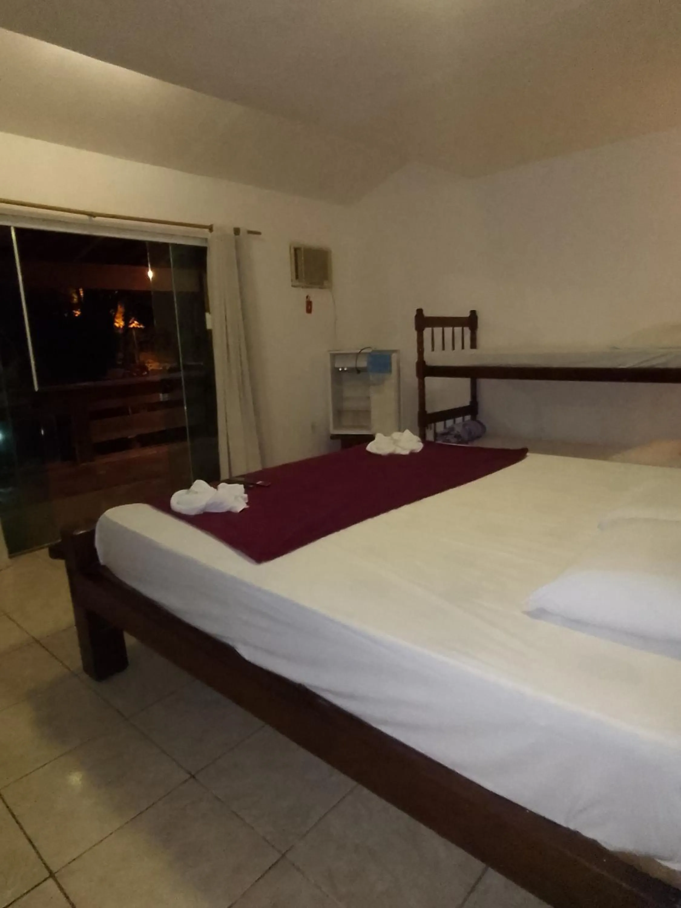 Bed in Pousada Rancho Texas Ubatuba