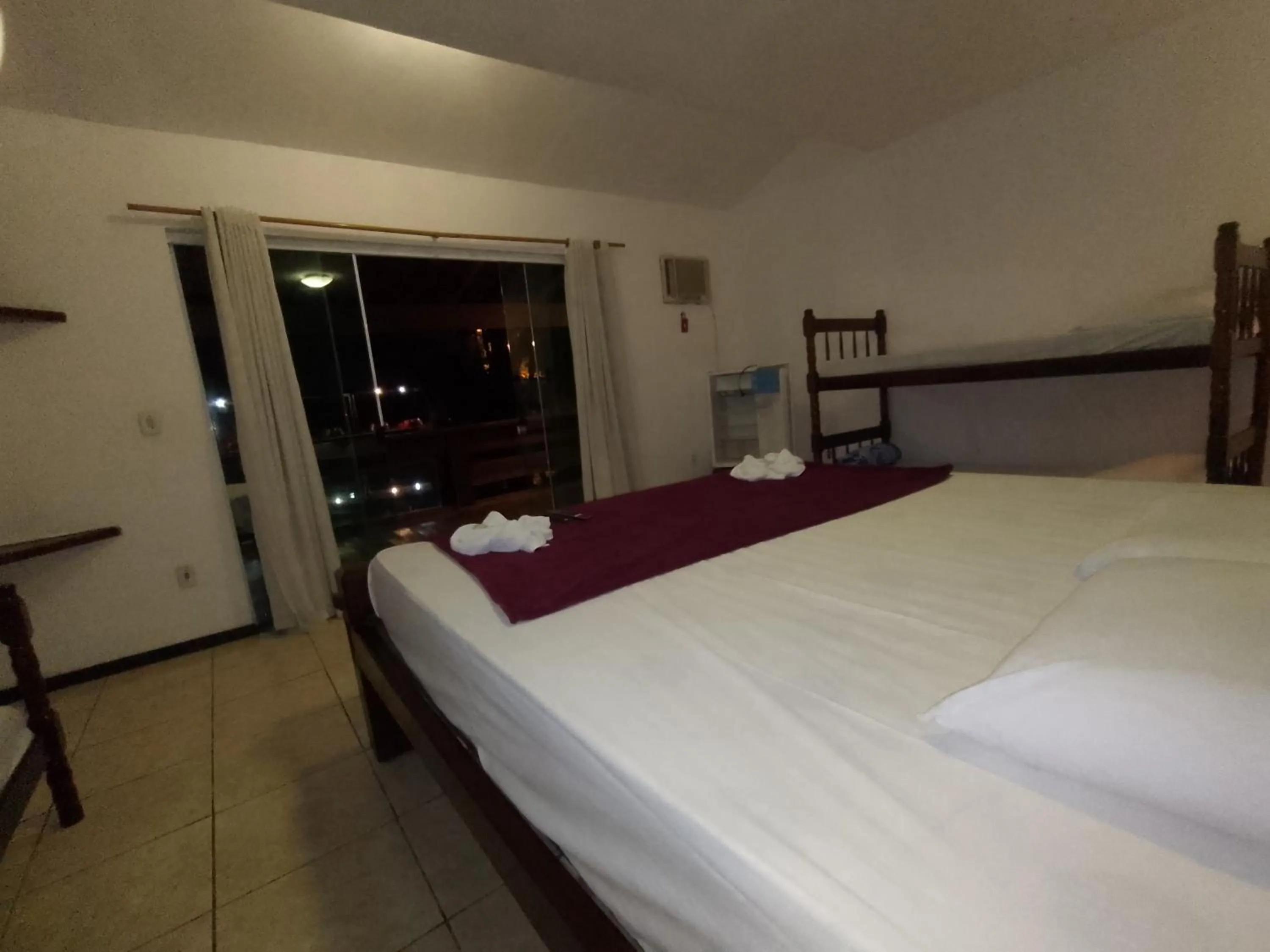 Bed in Pousada Rancho Texas Ubatuba