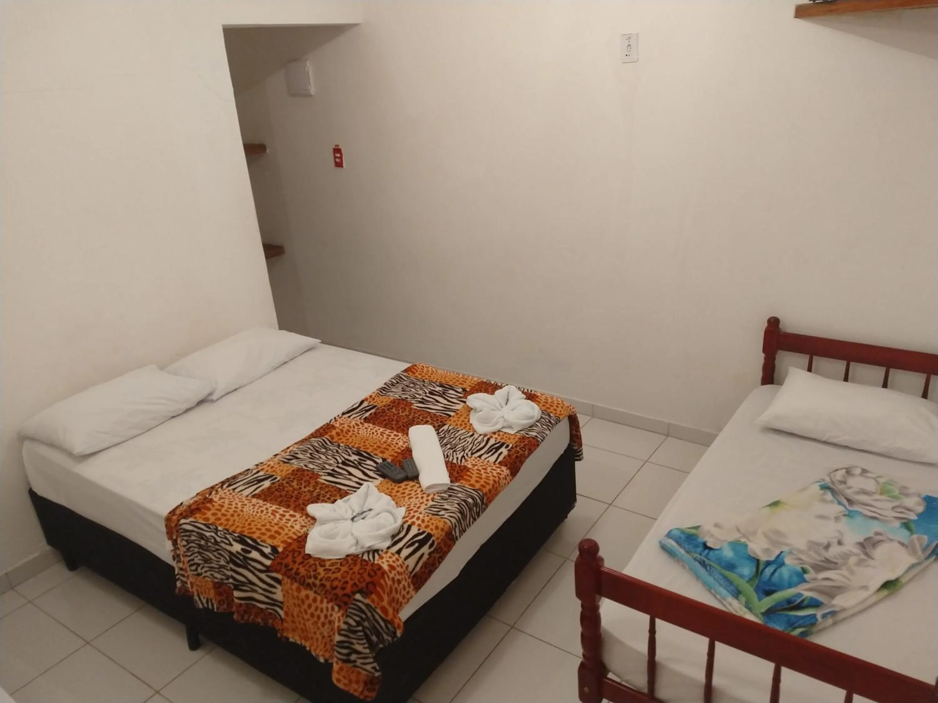 Bed in Pousada Rancho Texas Ubatuba