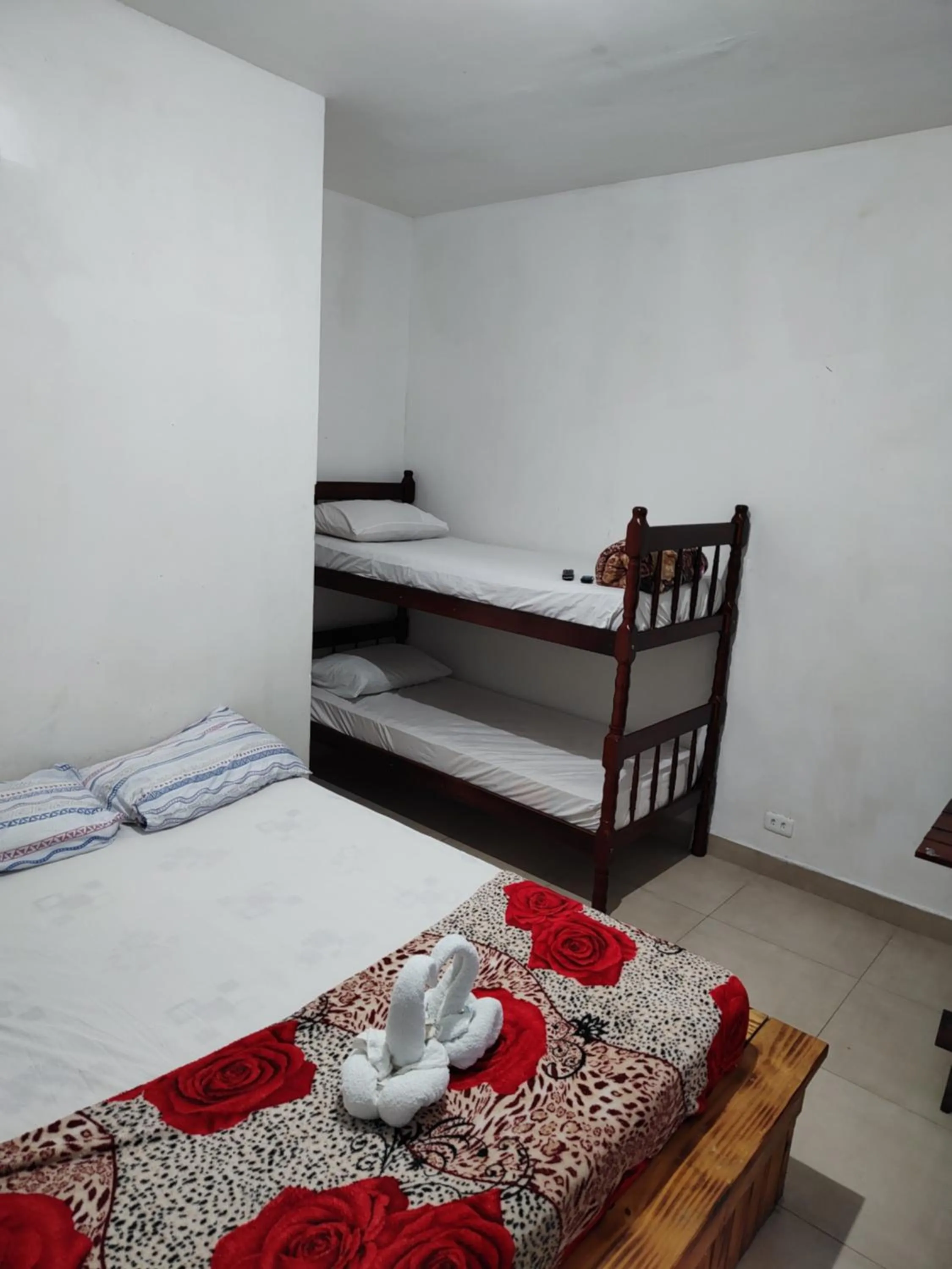 Bed in Pousada Rancho Texas Ubatuba