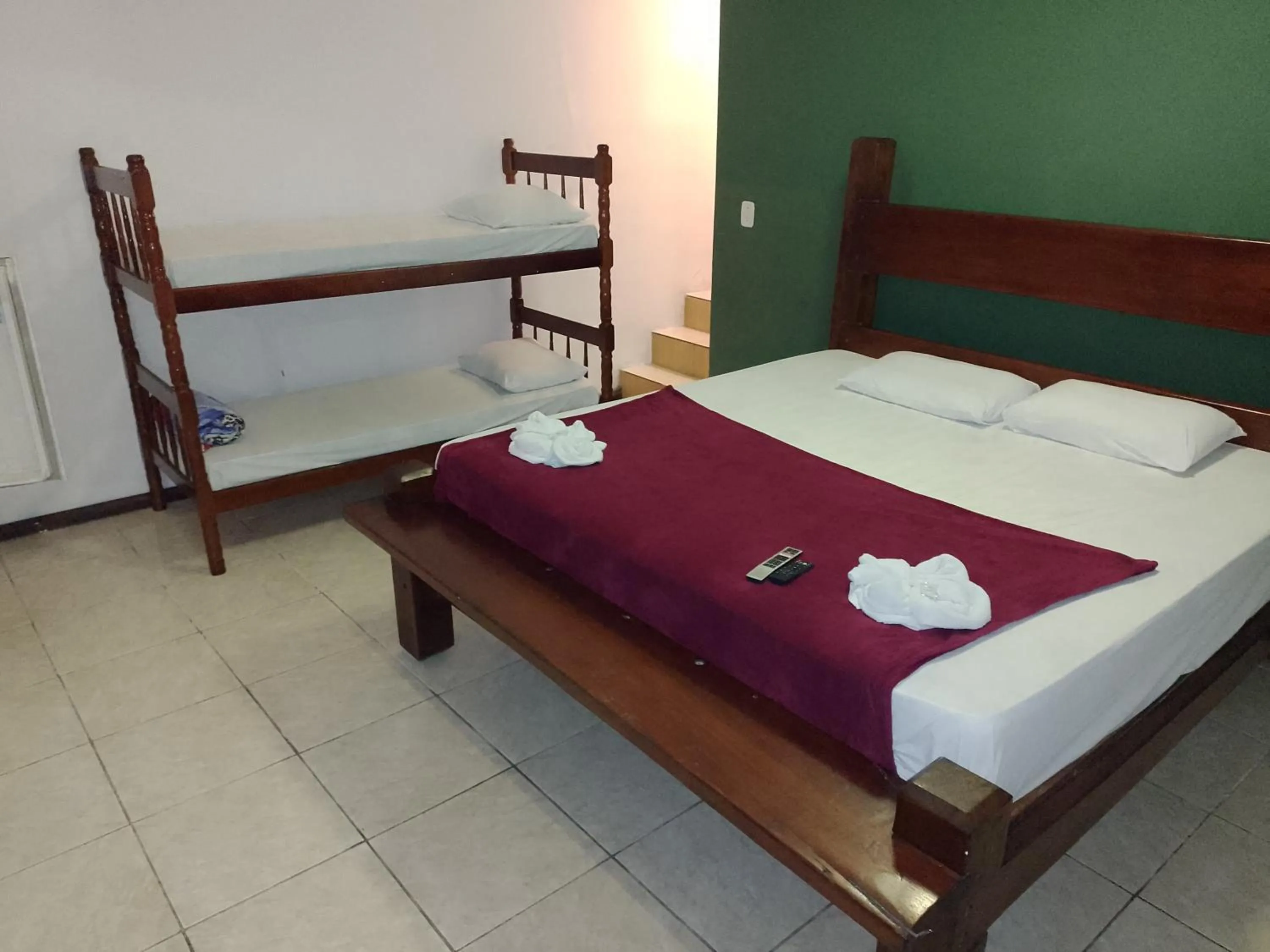 Bed in Pousada Rancho Texas Ubatuba