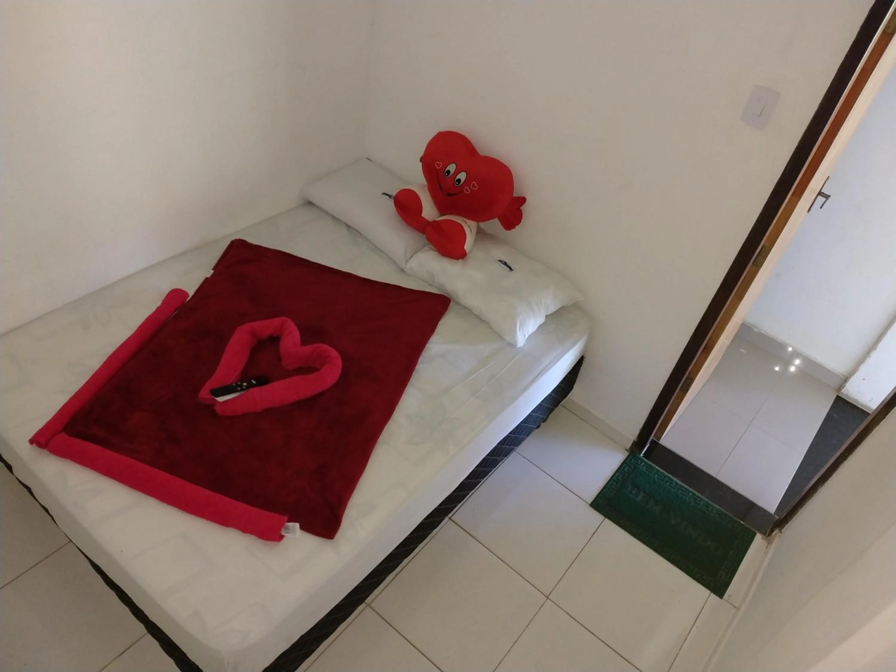 Bed in Pousada Rancho Texas Ubatuba
