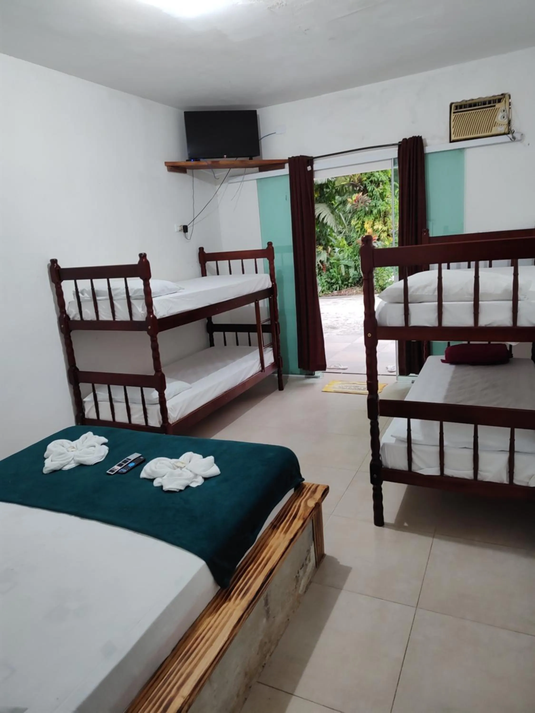 Bed in Pousada Rancho Texas Ubatuba