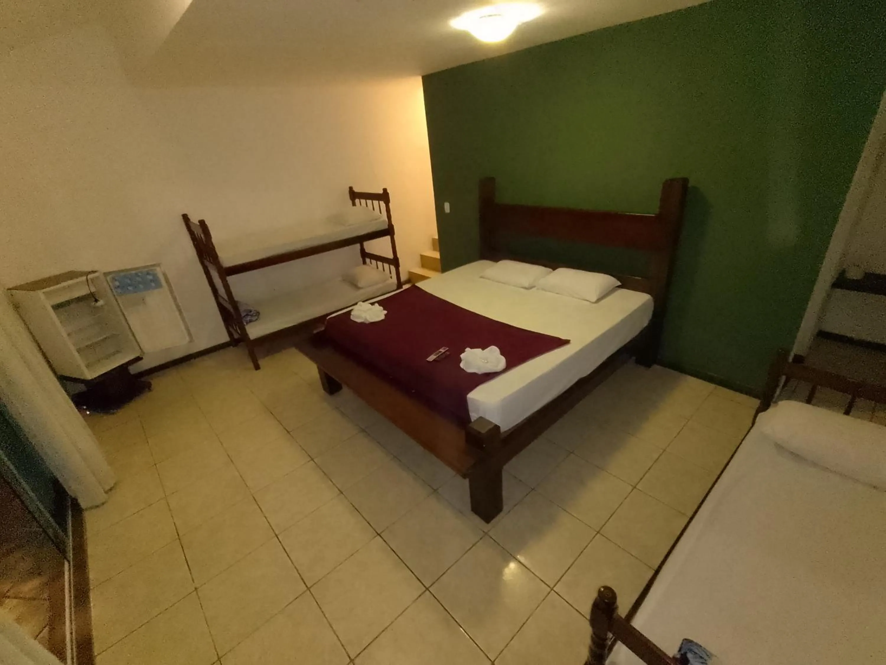Bed in Pousada Rancho Texas Ubatuba