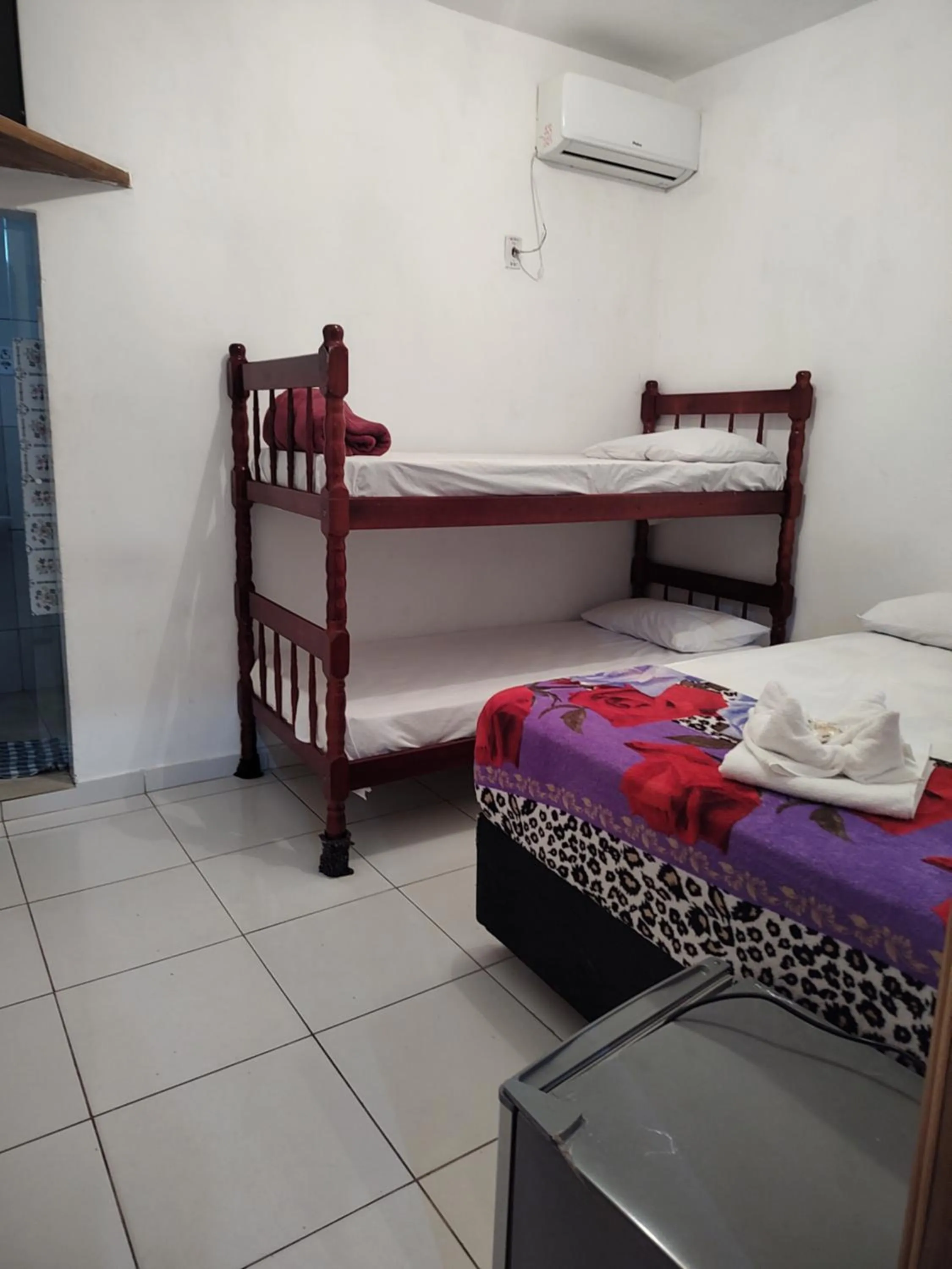 Bed in Pousada Rancho Texas Ubatuba