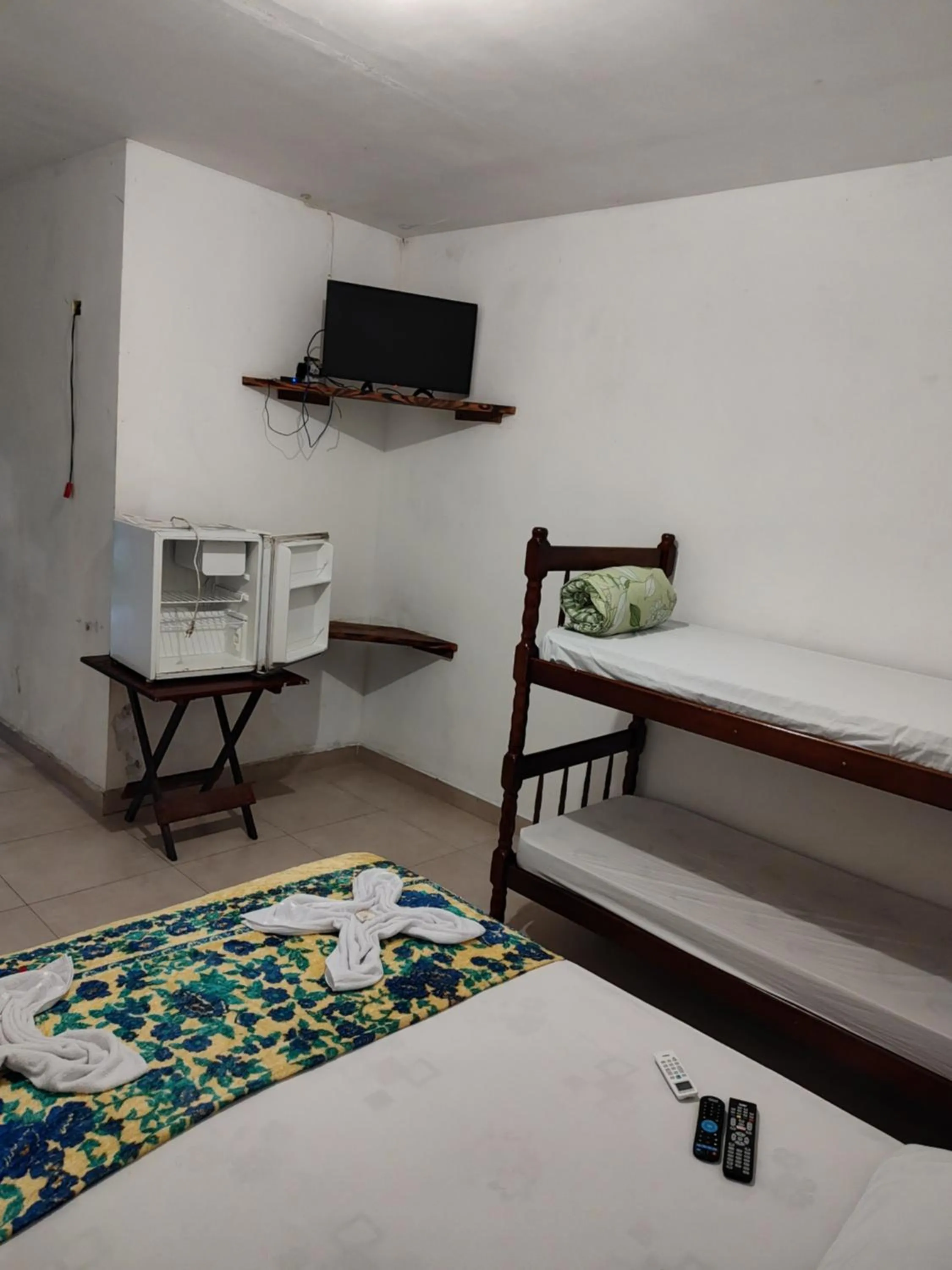 Bed in Pousada Rancho Texas Ubatuba
