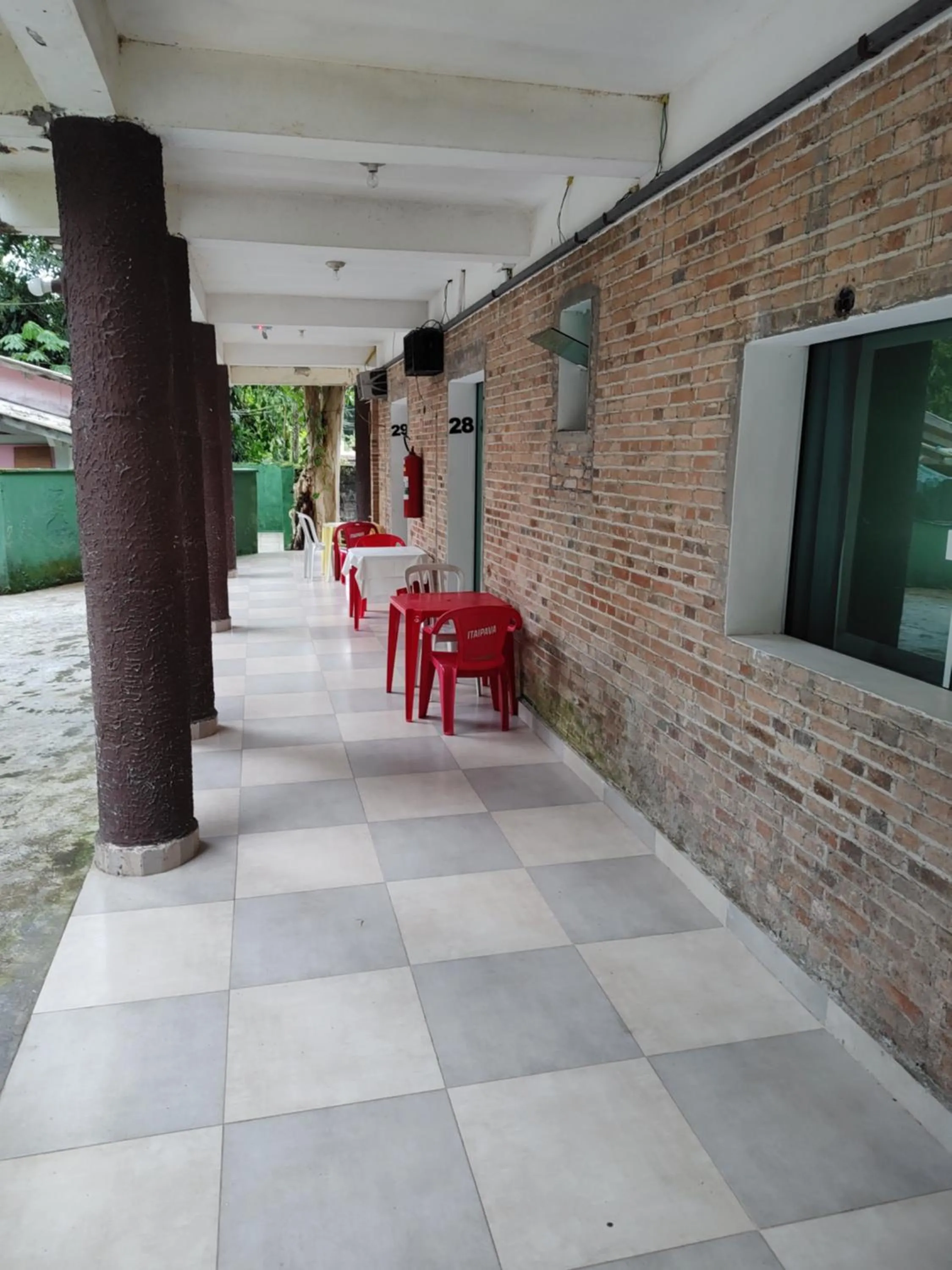 Patio in Pousada Rancho Texas Ubatuba