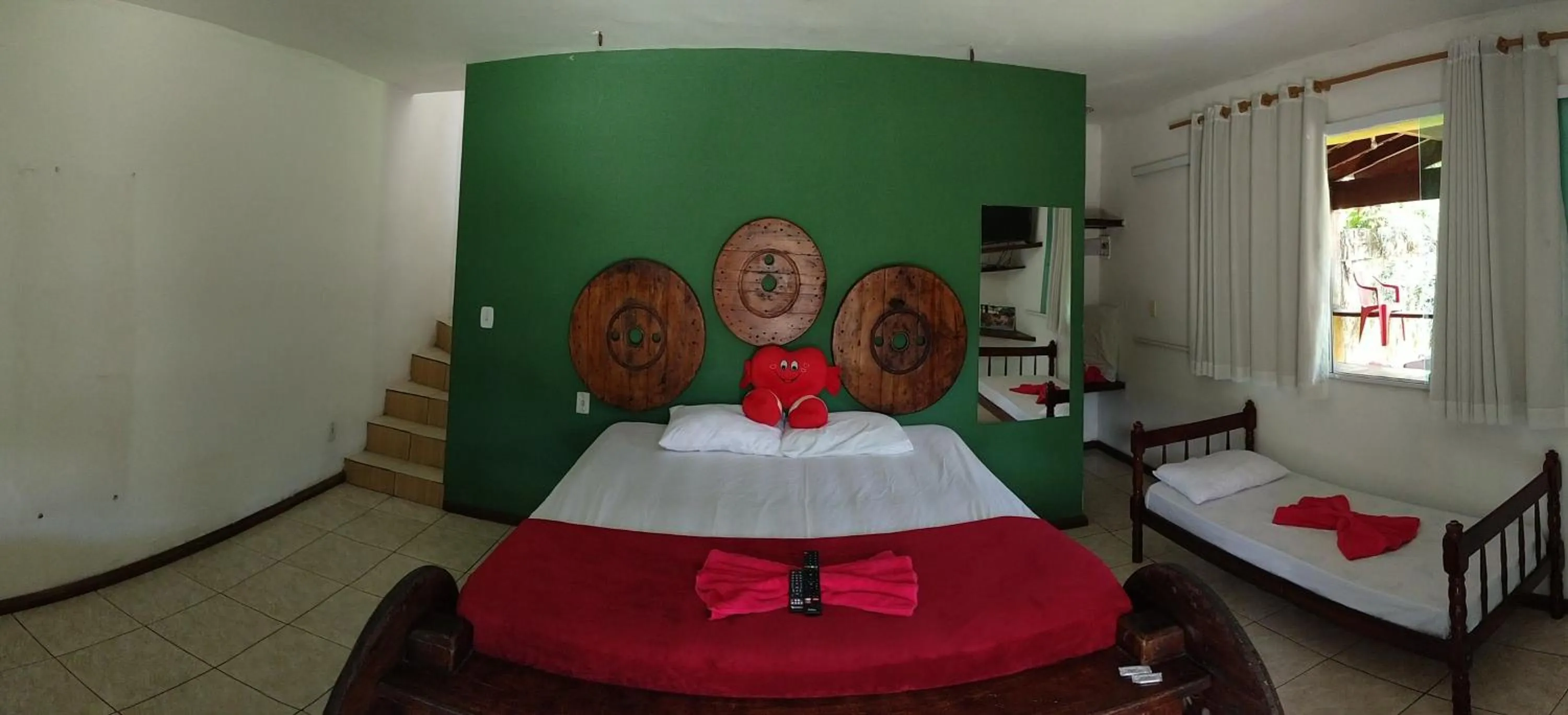 Bed in Pousada Rancho Texas Ubatuba