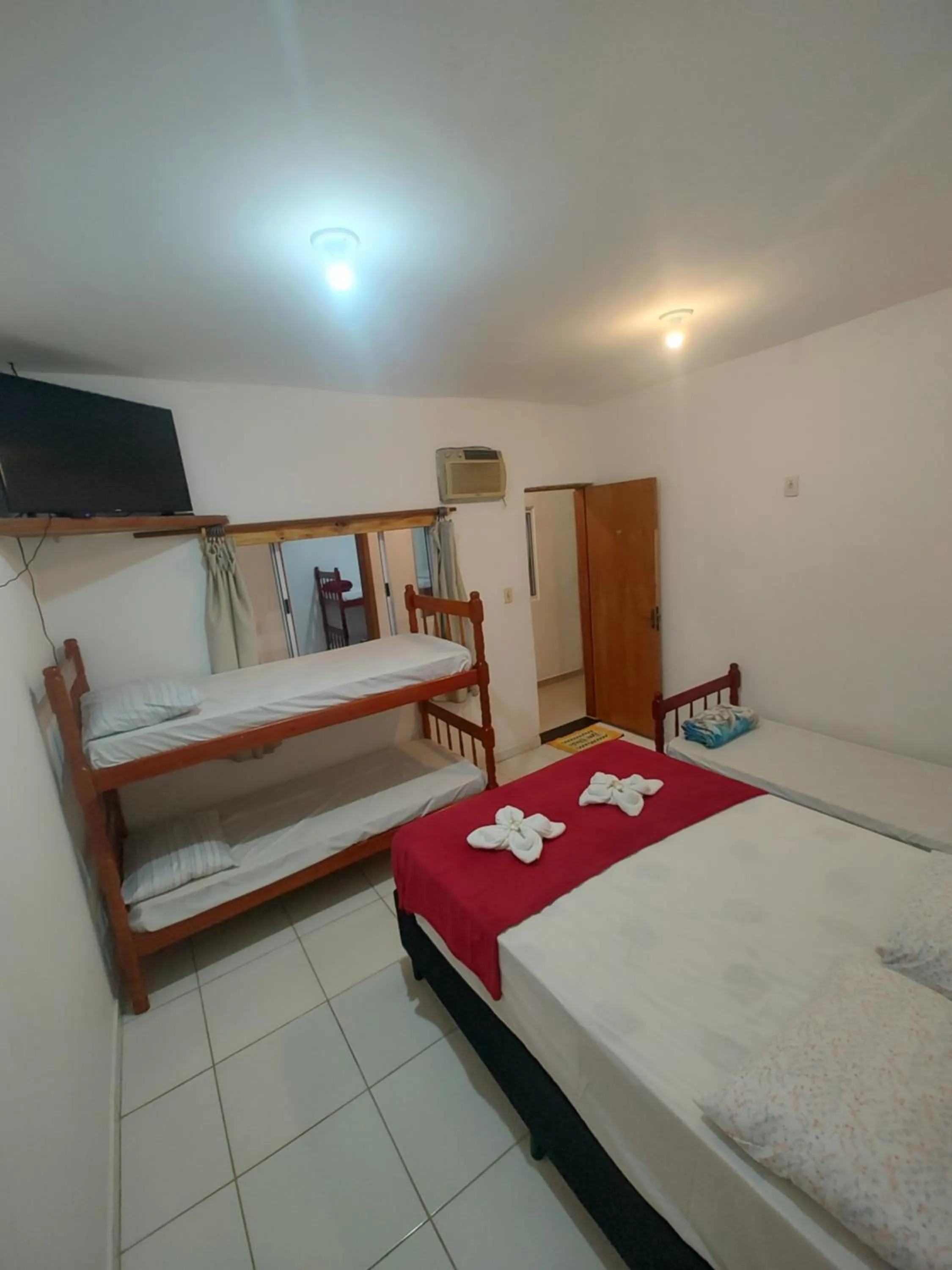 Bed in Pousada Rancho Texas Ubatuba