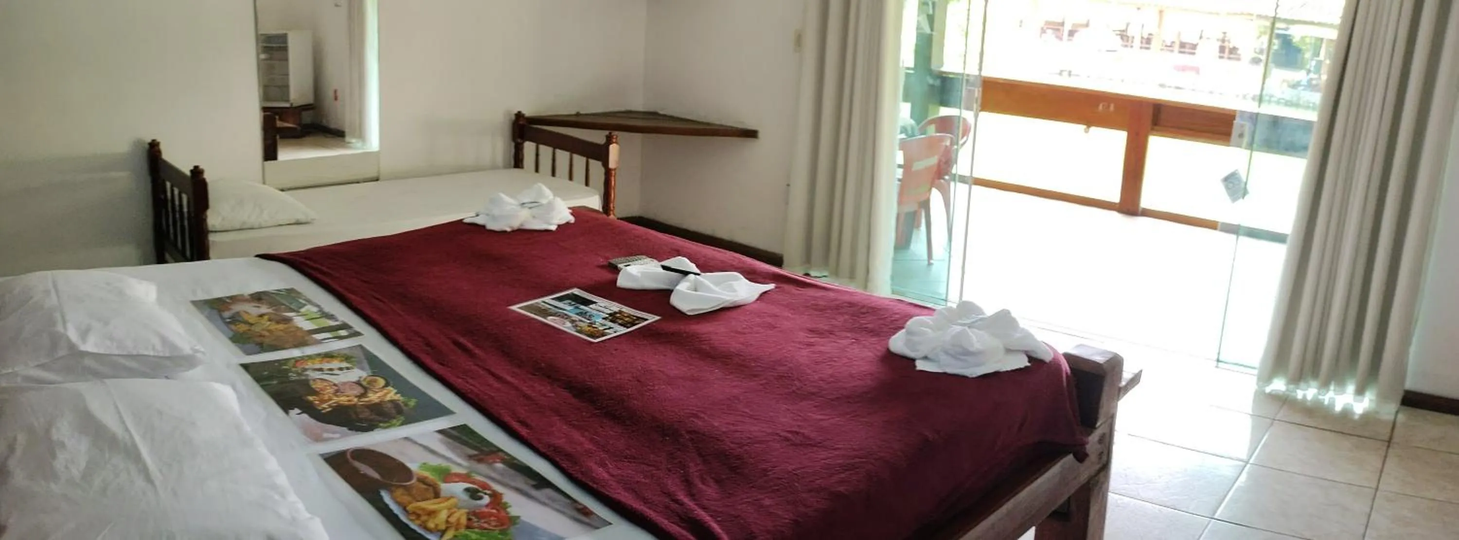 Bed in Pousada Rancho Texas Ubatuba