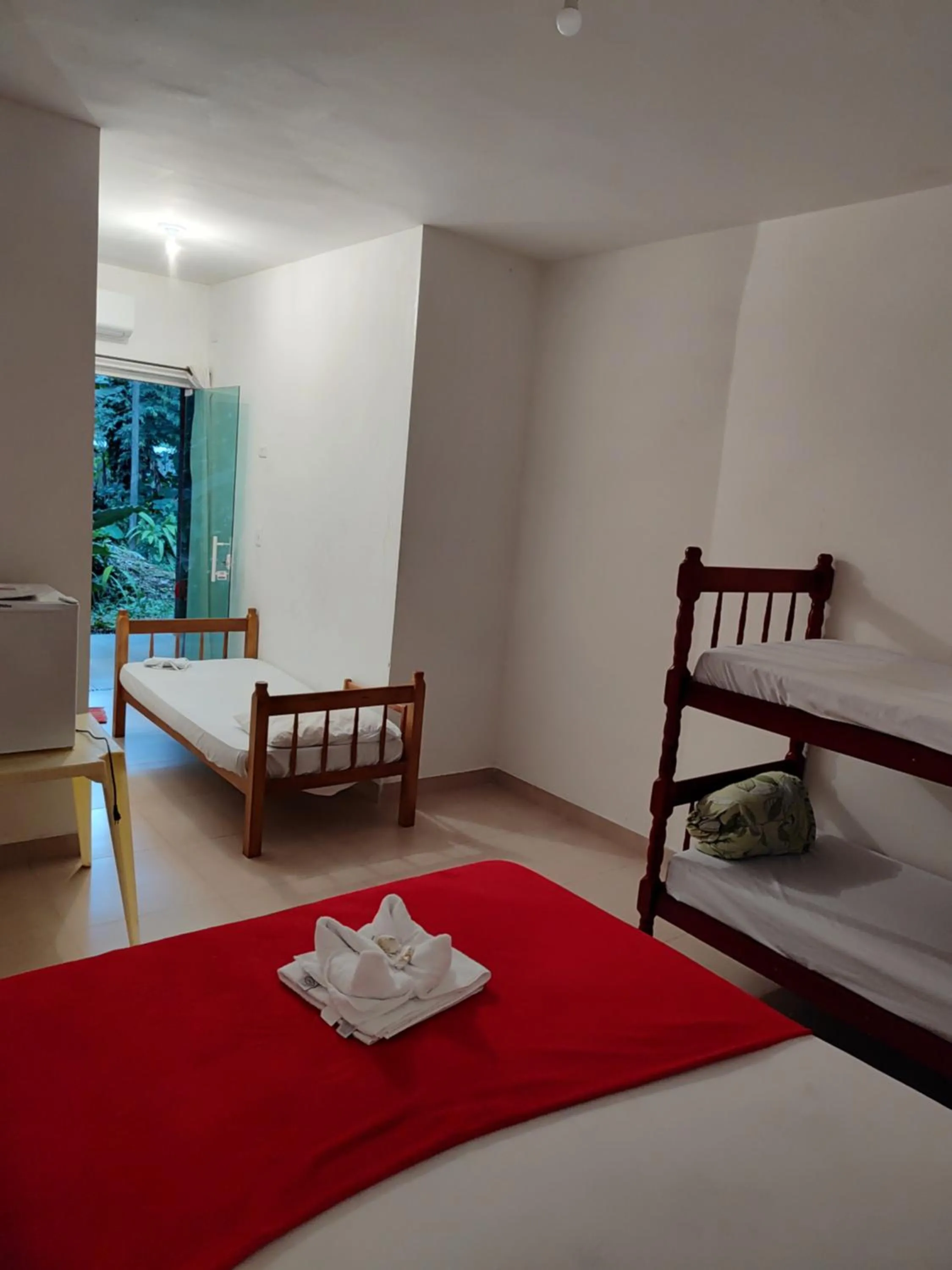 Bed in Pousada Rancho Texas Ubatuba